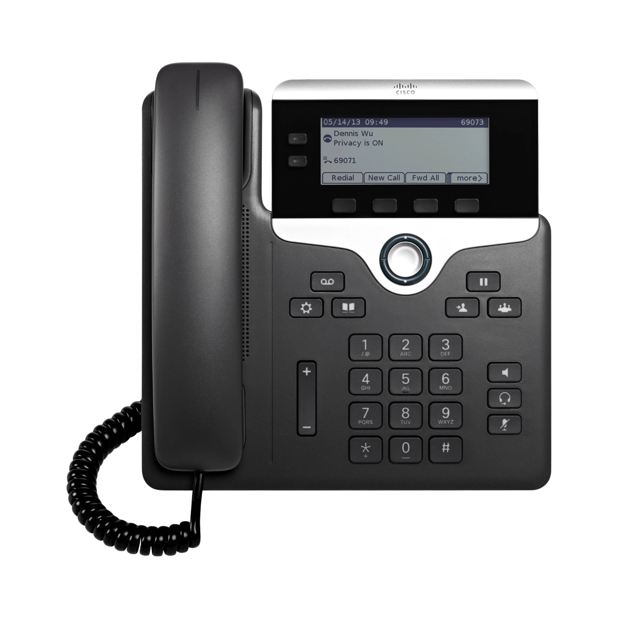 Cisco 7821 Two-Line IP Phone (Charcoal) — Being Shipped