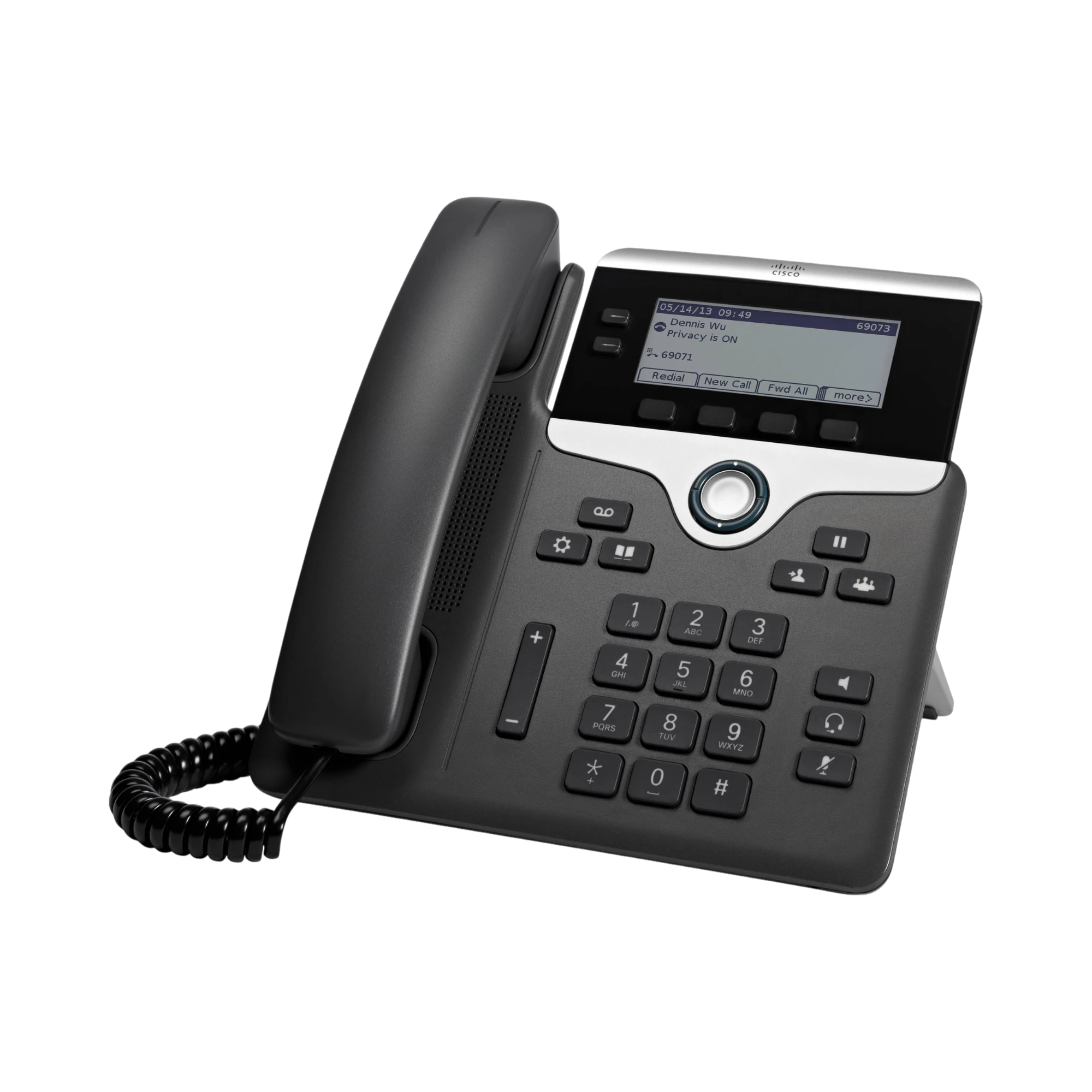 Cisco 7821 Two-Line IP Phone (Charcoal) — Being Shipped