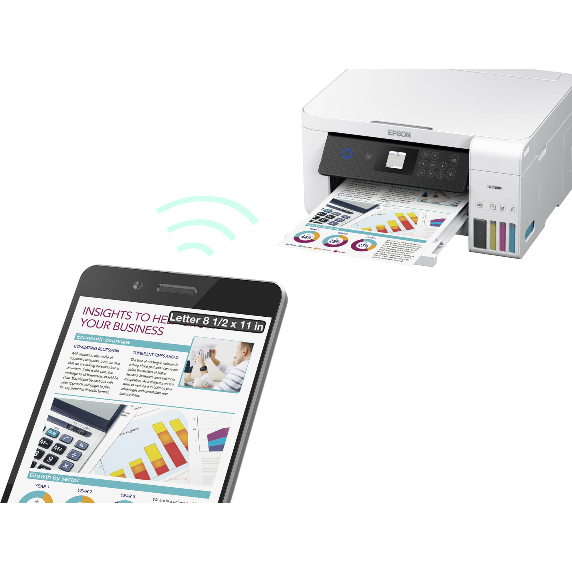 Epson WorkForce ST-C2100 Supertank Wireless Printer — Being Shipped