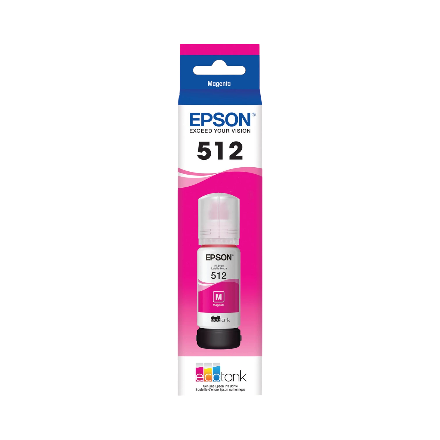 Epson T512 Magenta EcoTank Ink Bottle (70mL) — Being Shipped