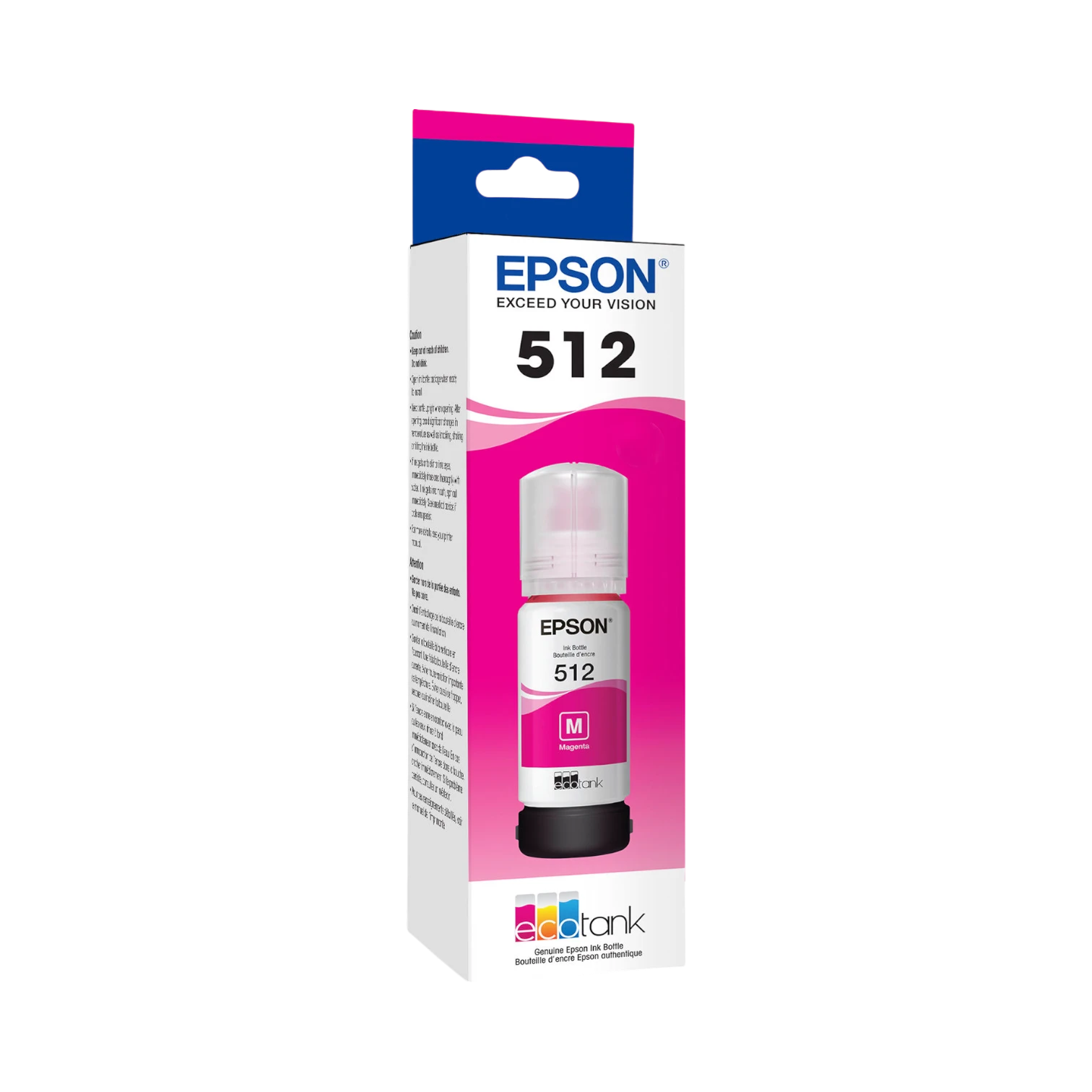 Epson T512 Magenta EcoTank Ink Bottle (70mL) — Being Shipped