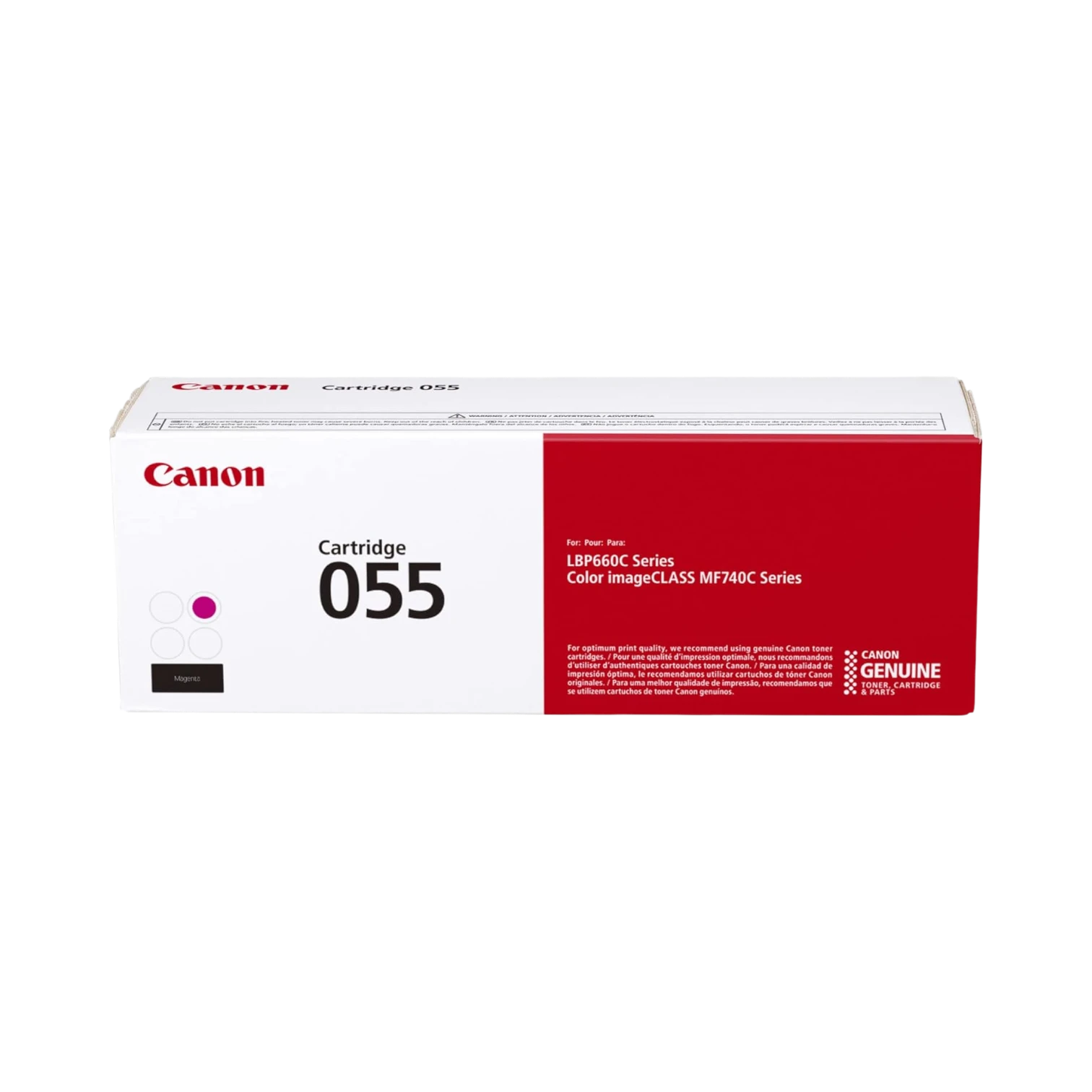 Canon 055 Standard-Capacity Magenta Toner Cartridge — Being Shipped