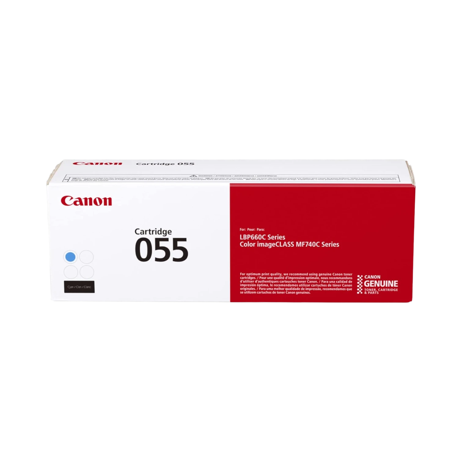 Canon 055 Standard-Capacity Cyan Toner Cartridge — Being Shipped