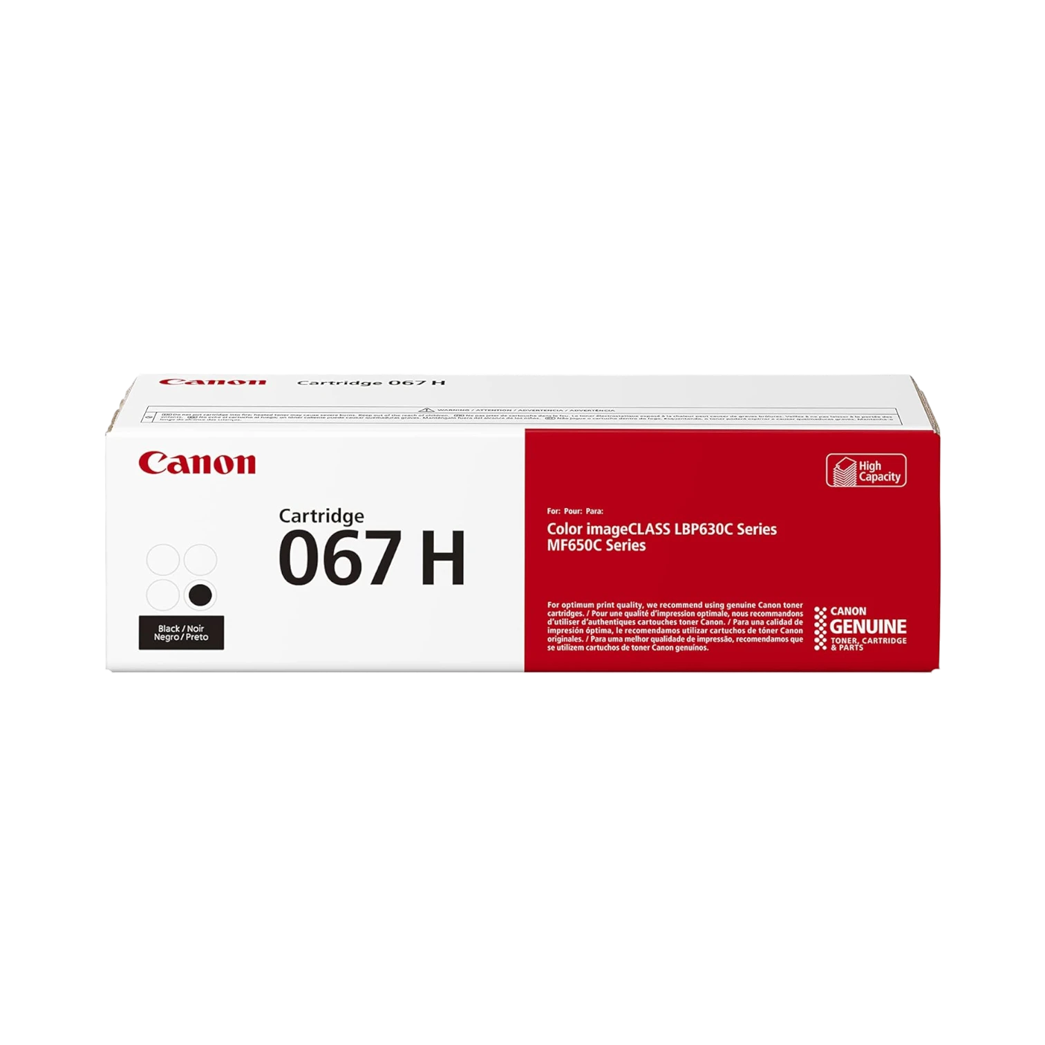 Canon 067 High-Capacity Black Toner Cartridge for MF and LBP Printers — Being Shipped