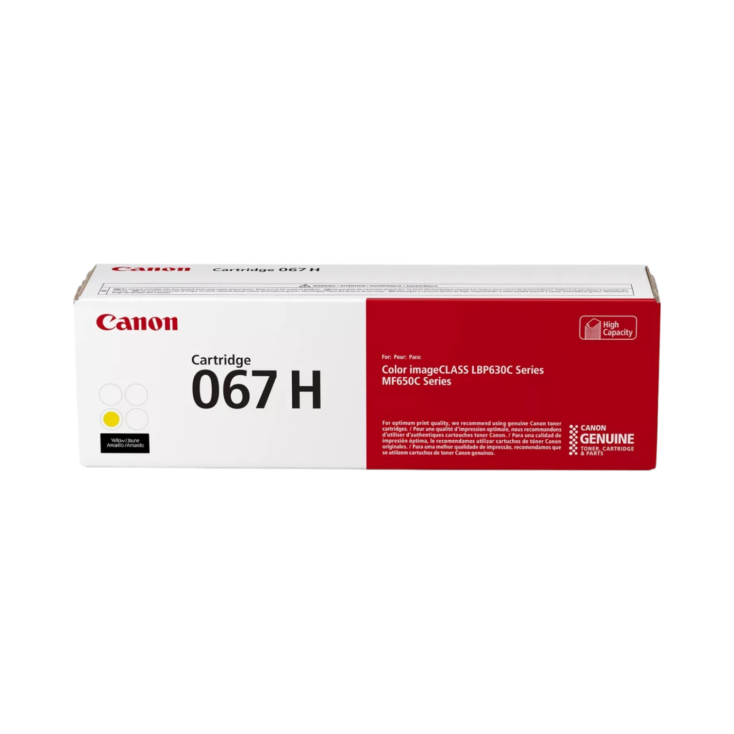 Canon 067 High-Capacity Yellow Toner Cartridge — Being Shipped