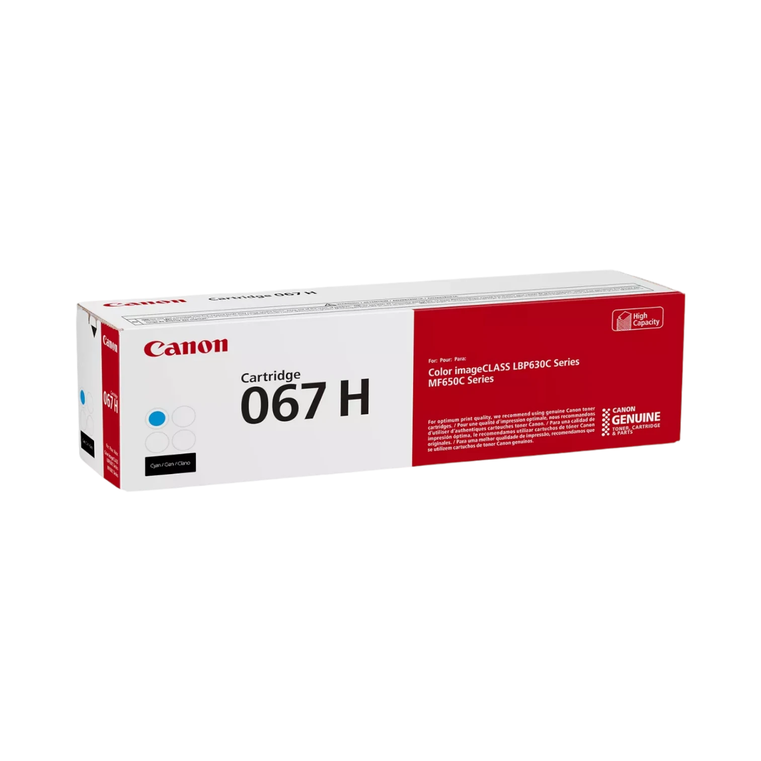 Canon 067 High-Capacity Cyan Toner for MF and LBP Printers — Being Shipped