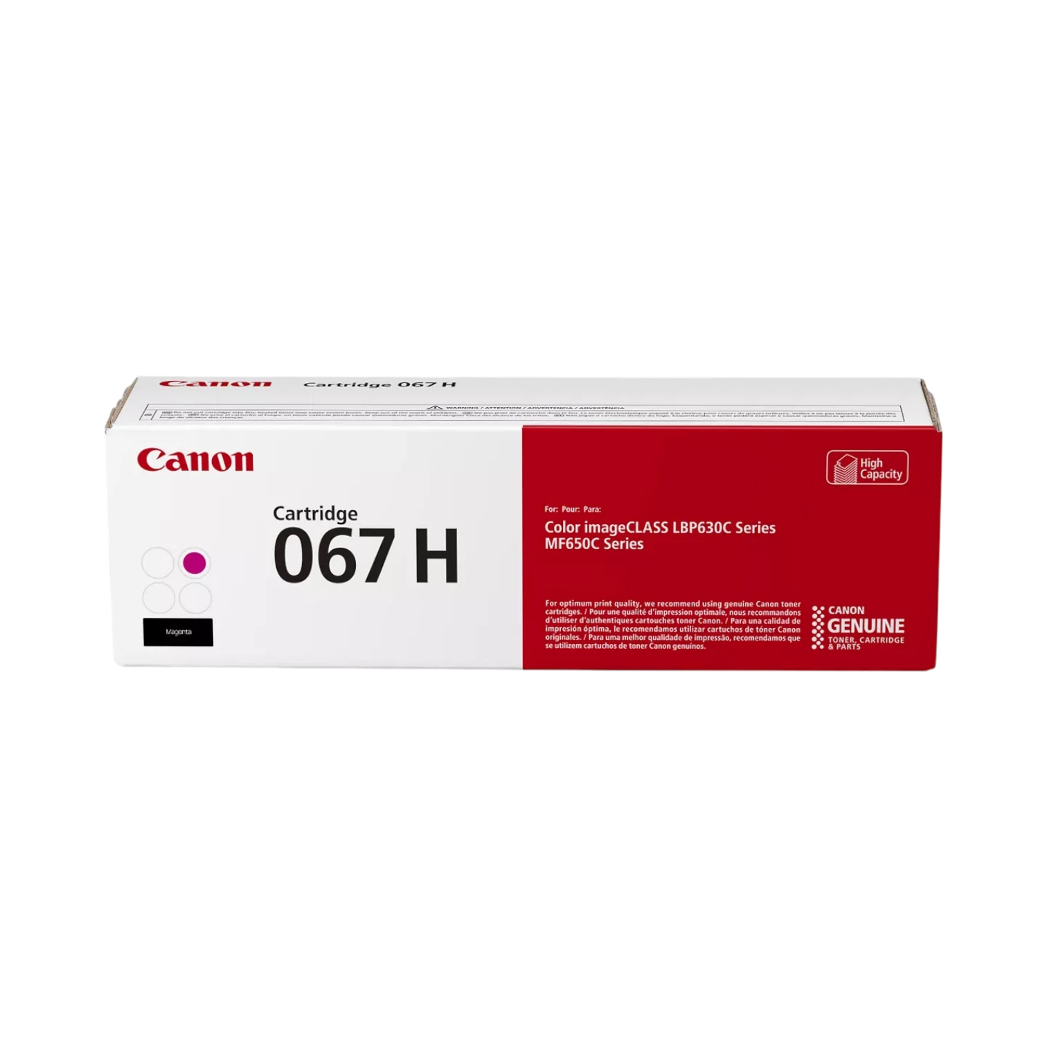 Canon 067 High-Capacity Magenta Toner Cartridge for imageCLASS Laser Printers — Being Shipped