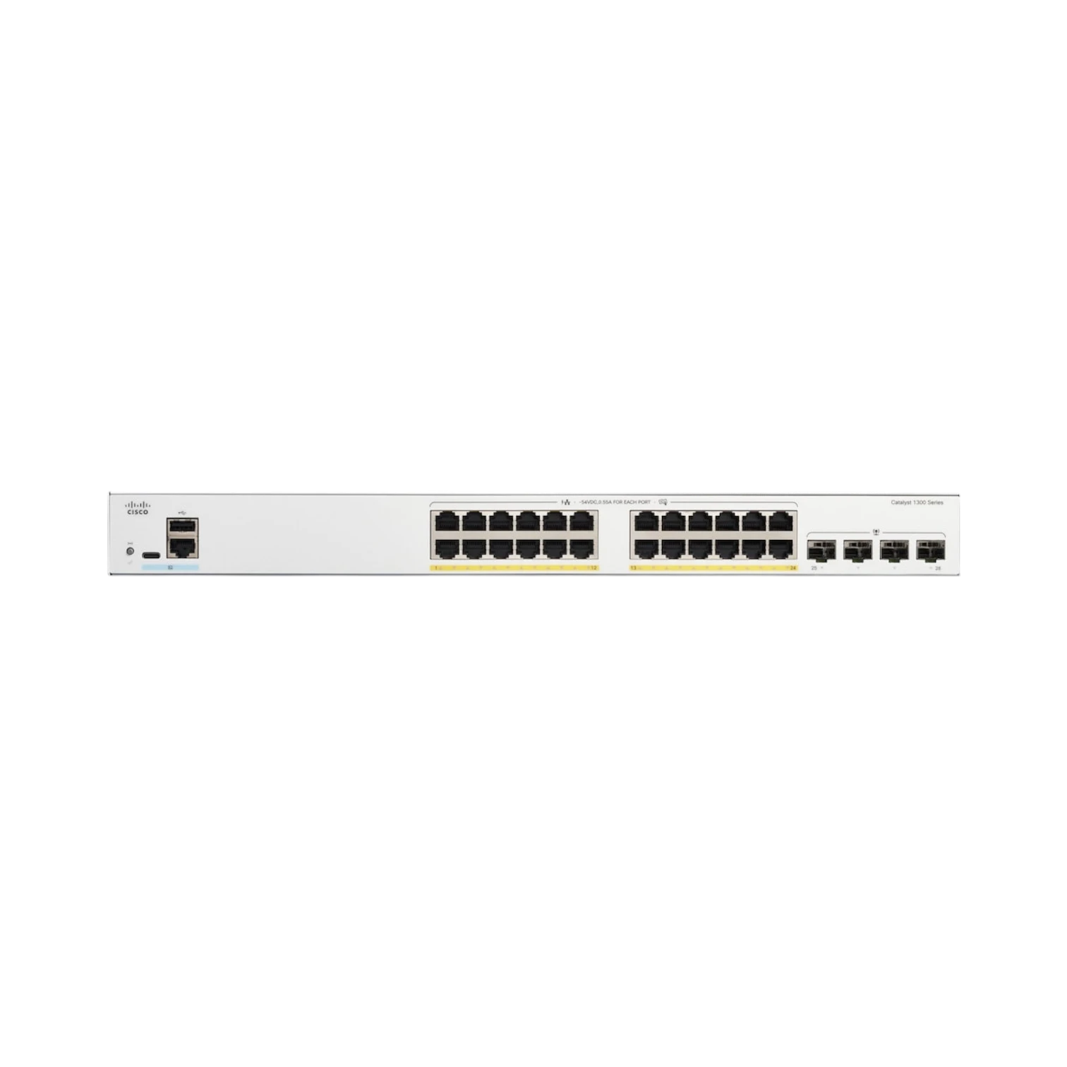 Cisco Catalyst 1300 24-Port Managed Rack-Mountable Switch — Being Shipped