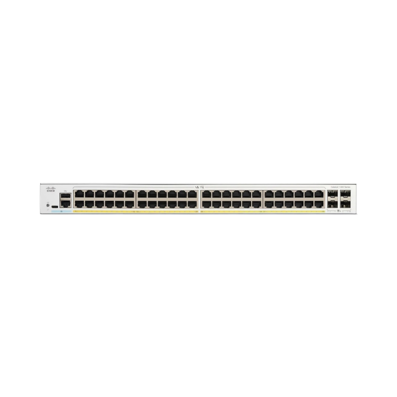 Cisco Catalyst 1300-48FP-4X Managed 48-Port PoE+ Switch — Being Shipped