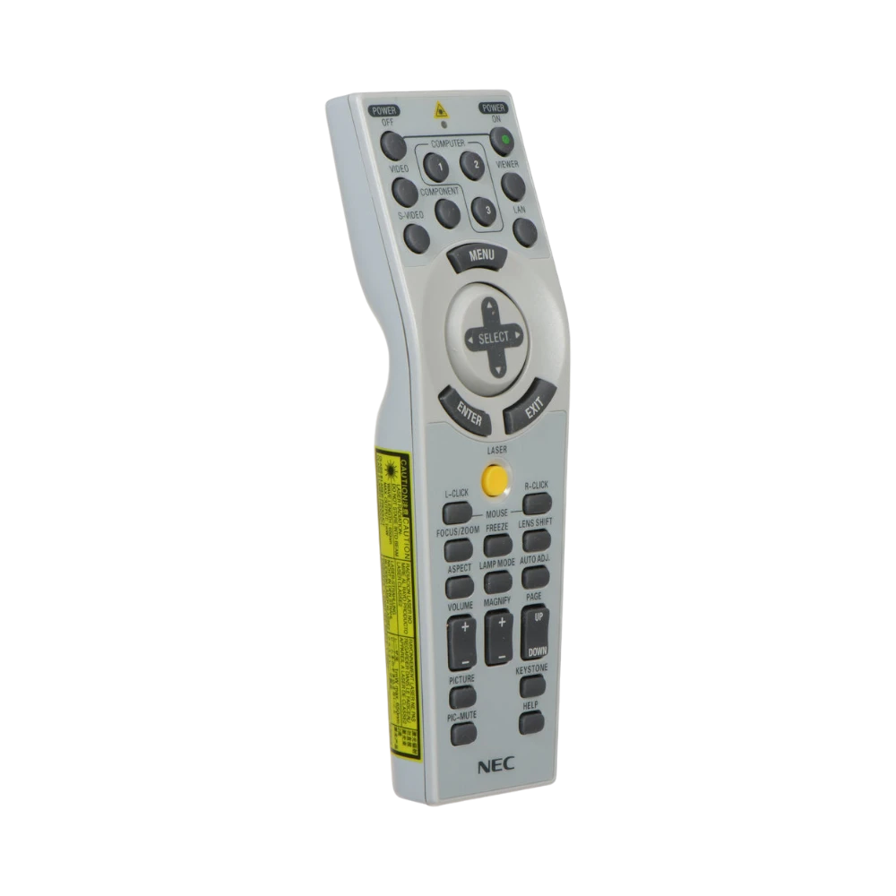 NEC RMT-PJ24 Remote Control for NP4000 and NP4001 Projectors — Being Shipped