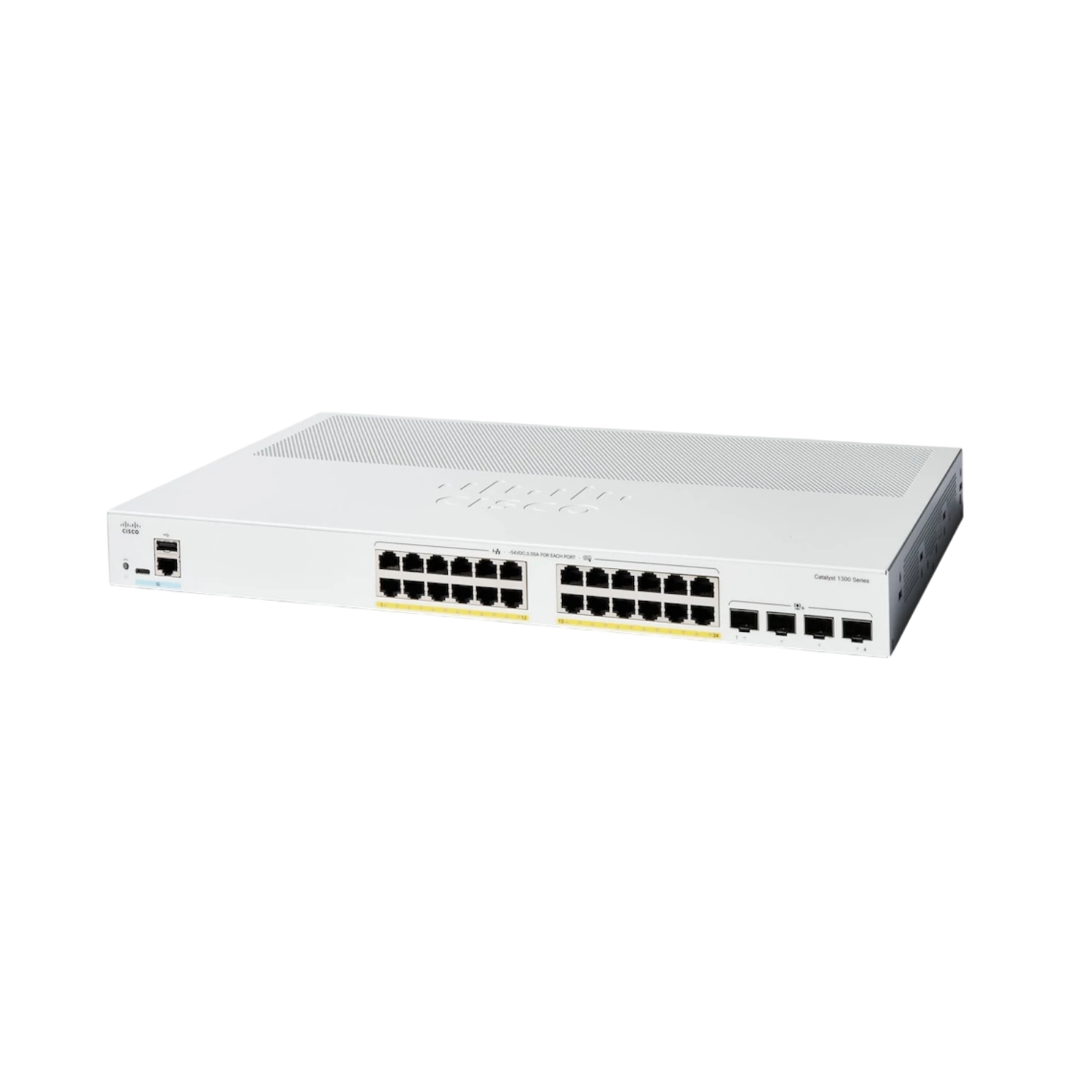 Cisco Catalyst 1300 24-Port Managed PoE+ Rack-Mountable Switch — Being Shipped