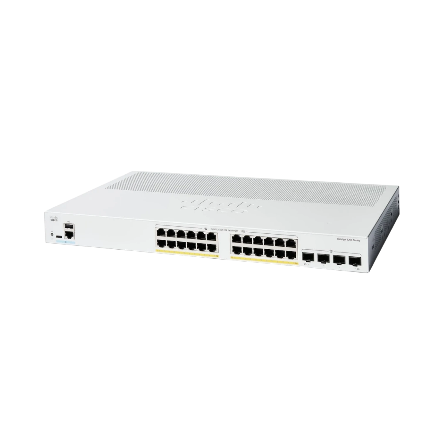 Cisco Catalyst 1200 Smart 24 Ports PoE+ Rack-Mountable Switch — Being Shipped