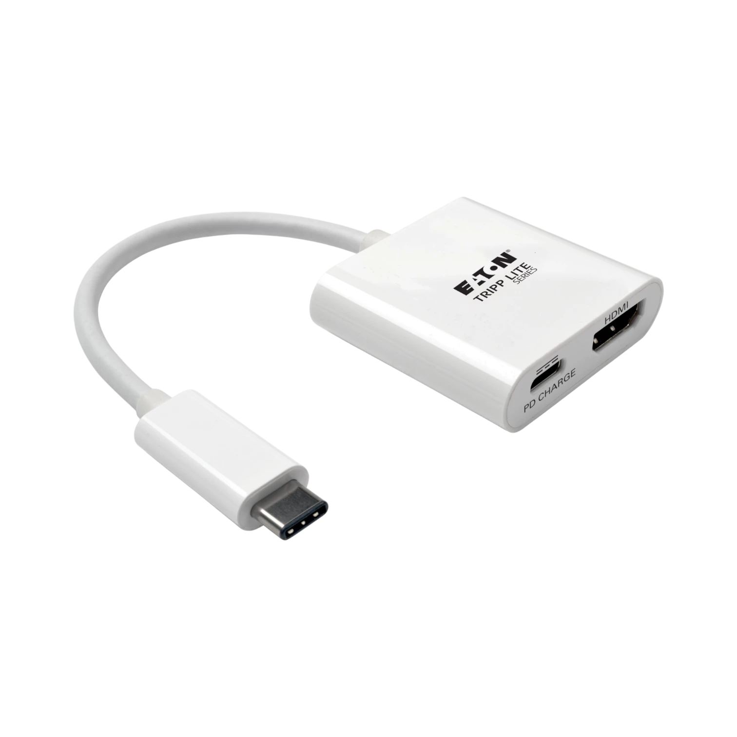 Tripp Lite USB-C to HDMI Adapter with PD Charging, HDCP, White — Being Shipped