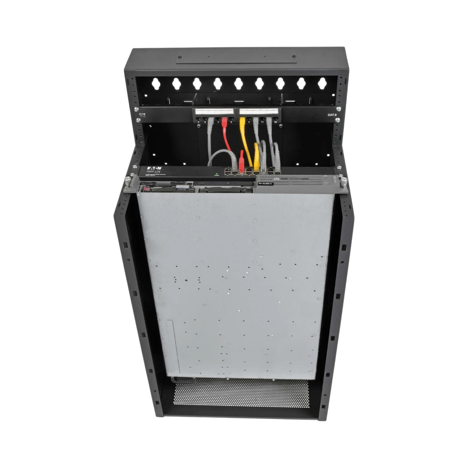 Tripp Lite SmartRack 12U Low-Profile Vertical-Mount Wall-Mount Small Server Rack Enclosure — Being Shipped