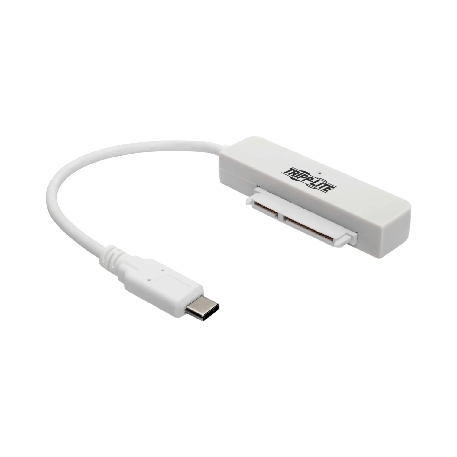 Tripp Lite USB 3.2 Gen 2 (10 Gbps) USB-C to SATA III Adapter Cable with UASP, 2.5 in. SATA Hard Drives, Thunderbolt 3 Compatible, White — Being Shipped