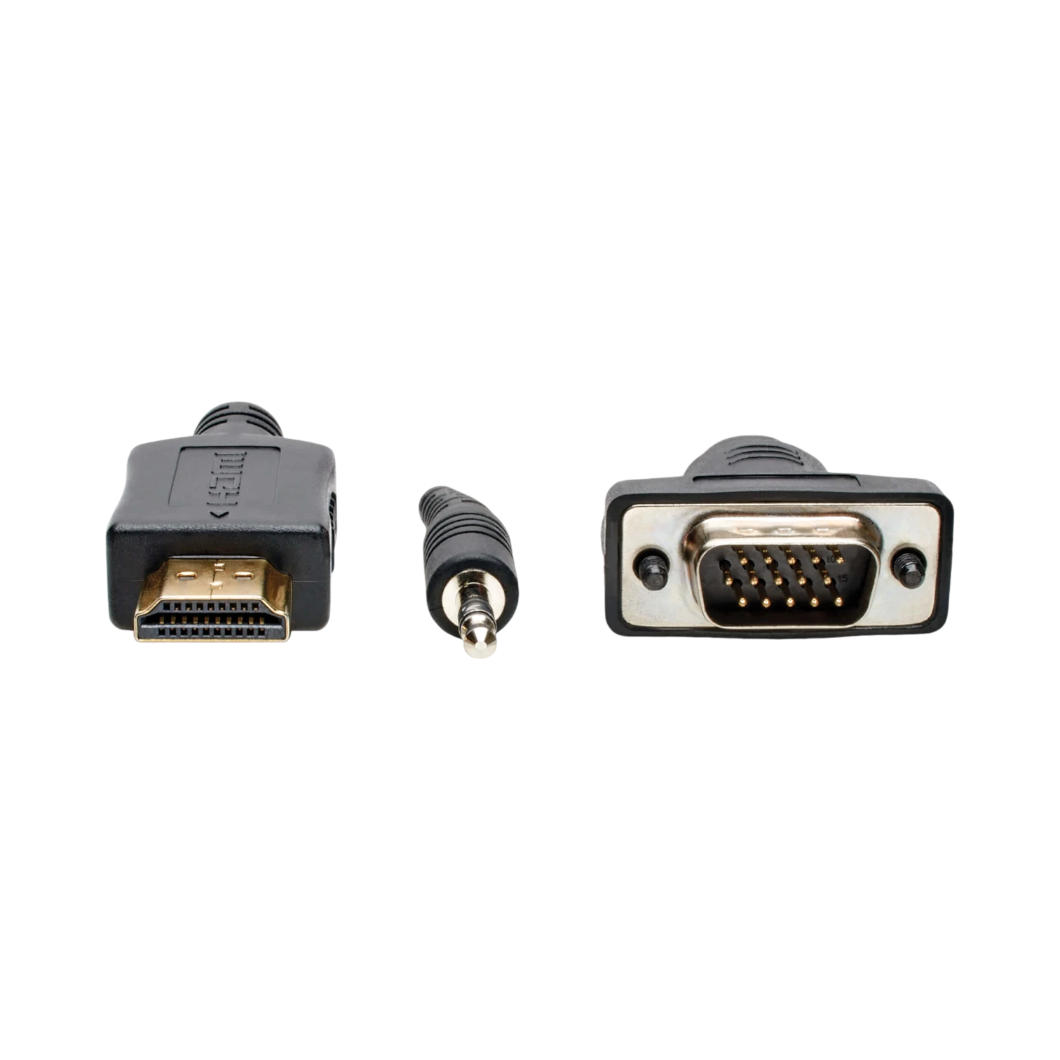 Tripp Lite HDMI to VGA + Audio Active Adapter Cable (HDMI to Low-Profile HD15 + 3.5 mm M/M), 3 ft. (0.9 m), TAA — Being Shipped