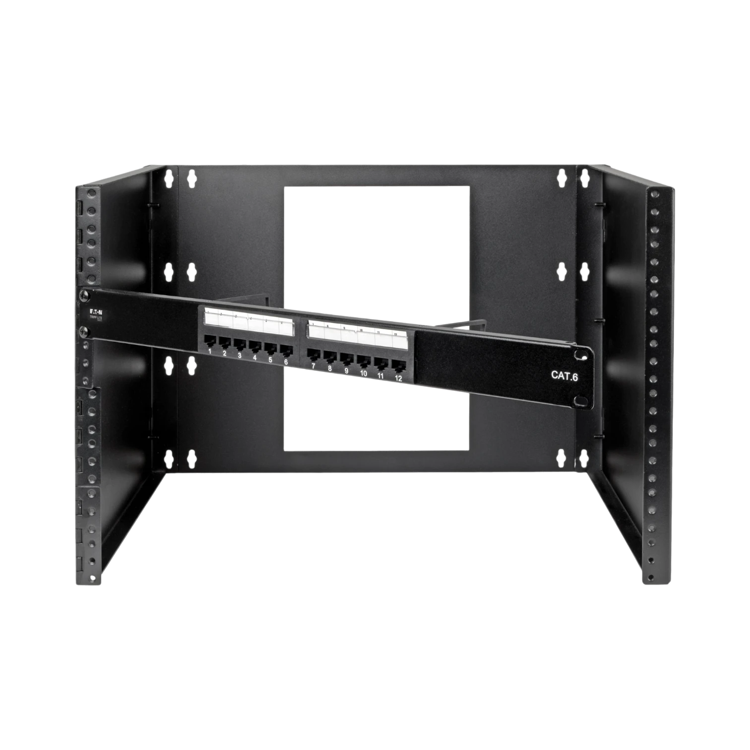 Tripp Lite 8U Wall-Mount Bracket for Small Switches and Patch Panels, Hinged — Being Shipped