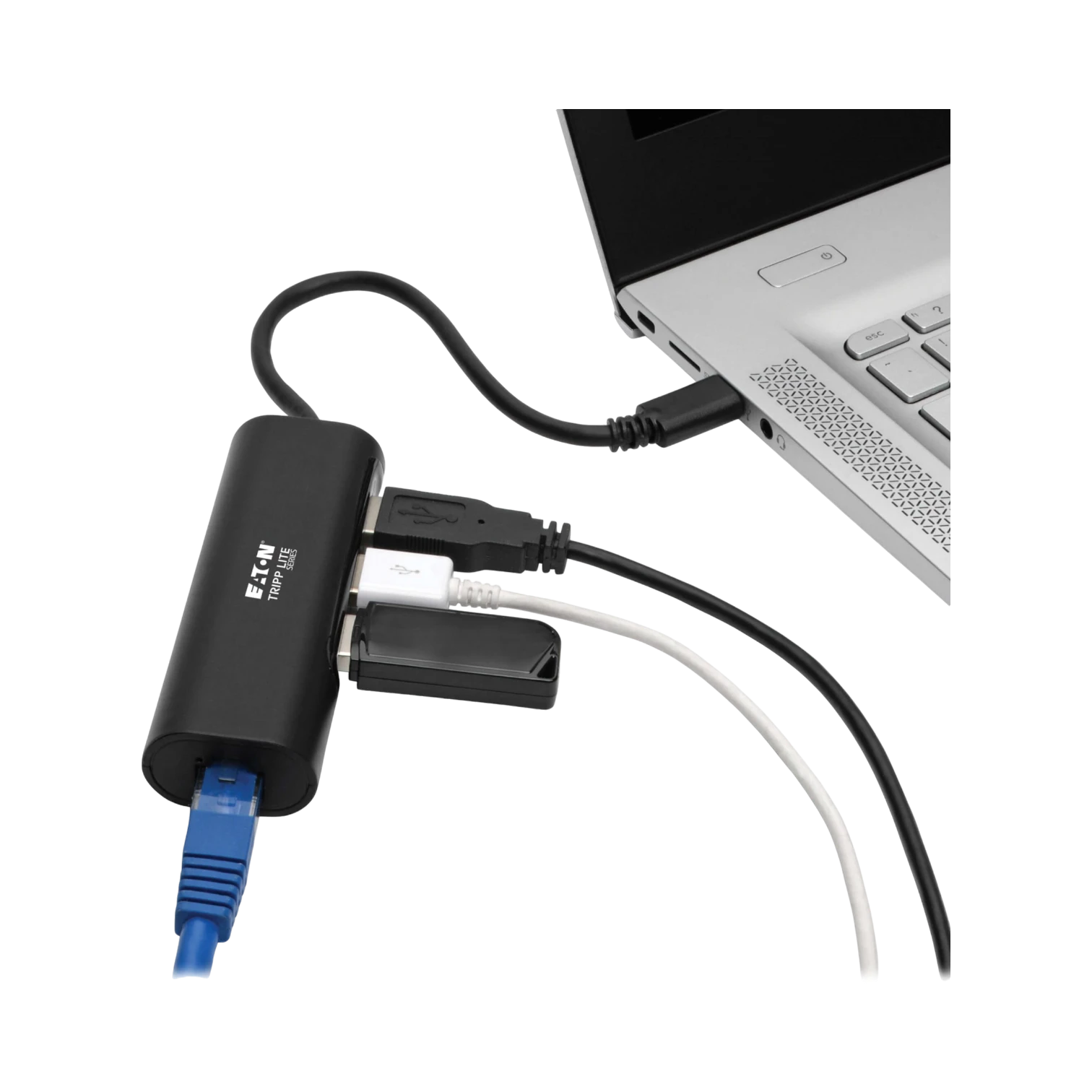 Tripp Lite 3-Port USB 3.x (5Gbps) Hub with LAN Port — Being Shipped