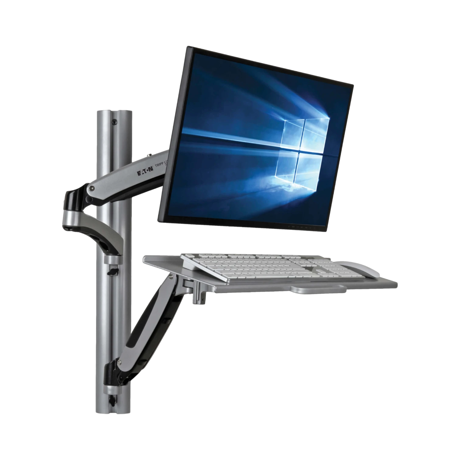 Tripp Lite Adjustable-Height Wall-Mount Sit-Stand Workstation, Single-Display — Being Shipped