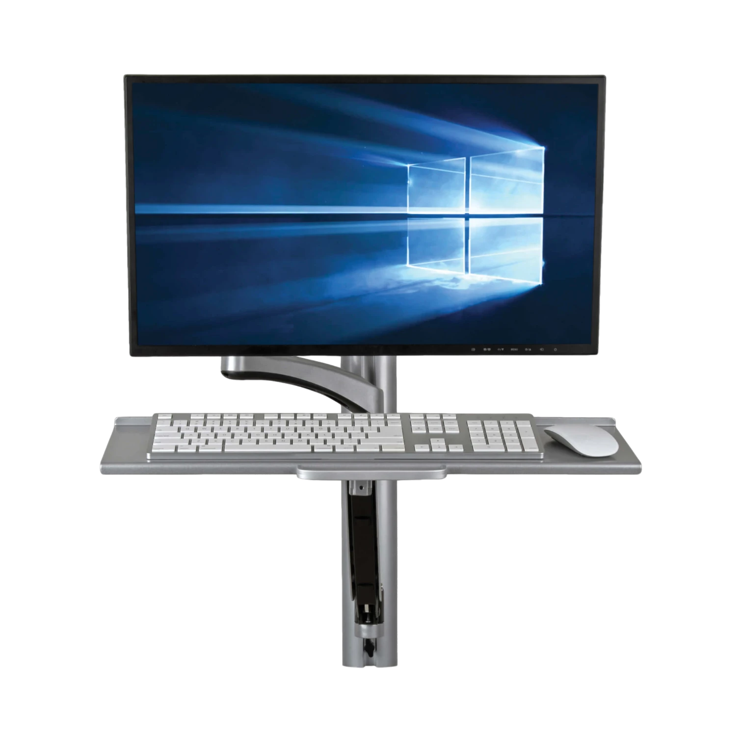 Tripp Lite Adjustable-Height Wall-Mount Sit-Stand Workstation, Single-Display — Being Shipped