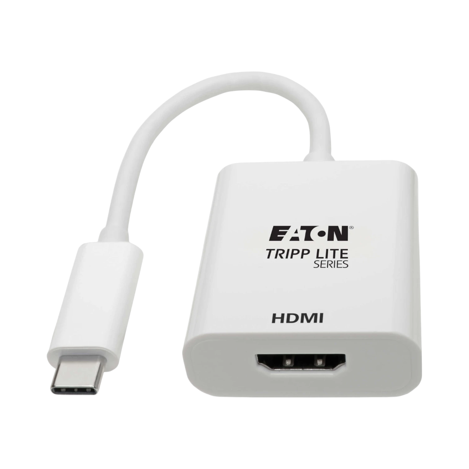 Tripp Lite USB-C to HDMI Adapter (M/F) - 4K 60 Hz, HDCP 2.2, White — Being Shipped