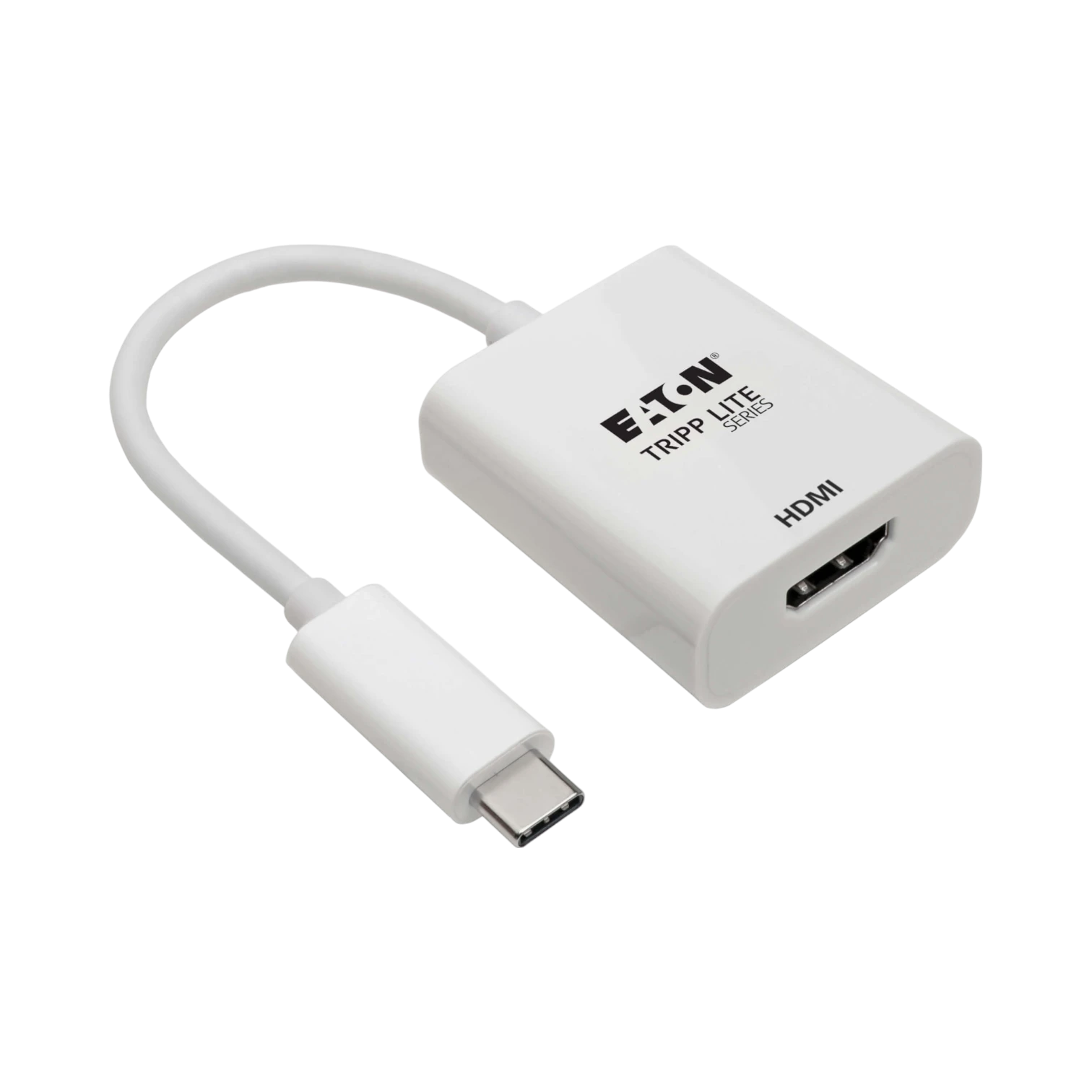 Tripp Lite USB-C to HDMI Adapter (M/F) - 4K 60 Hz, HDCP 2.2, White — Being Shipped