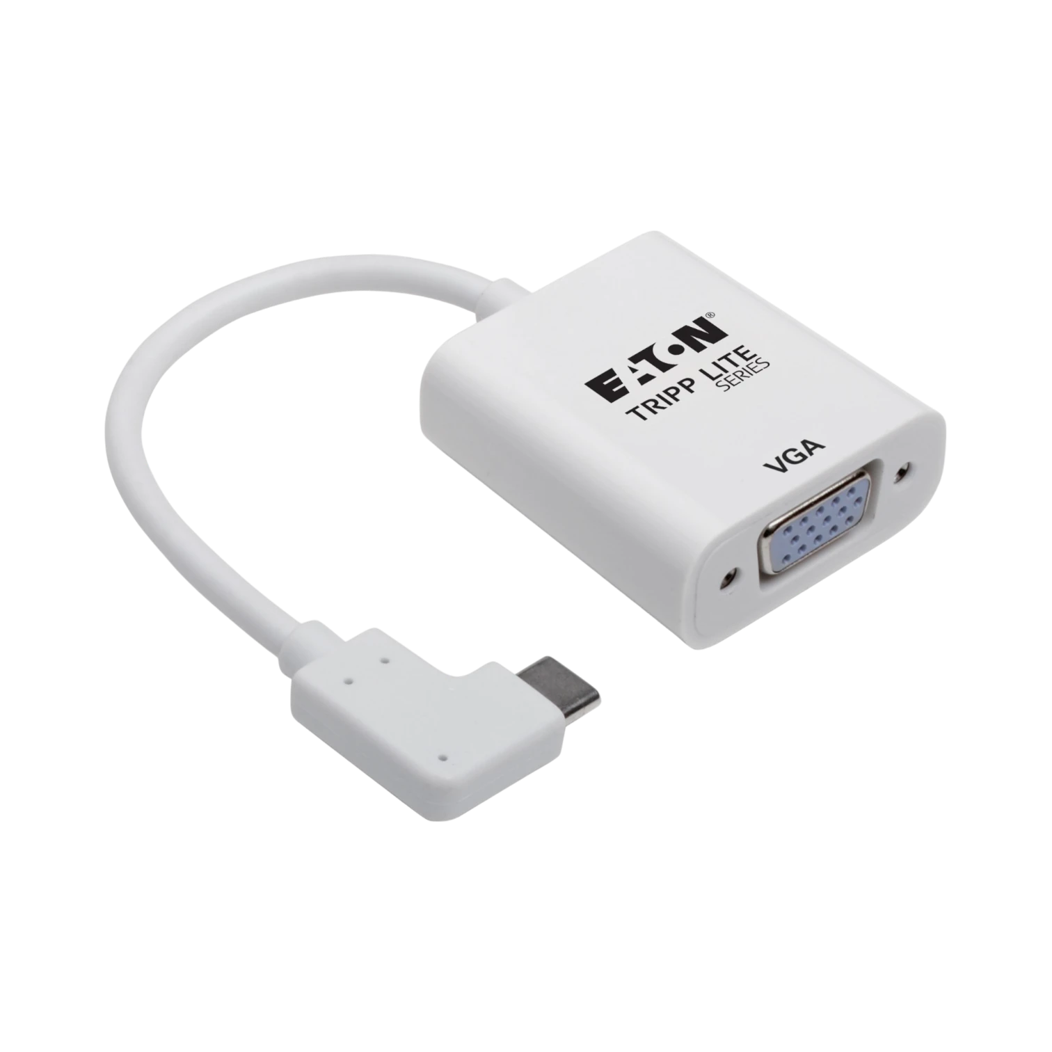 Tripp Lite USB-C to VGA Adapter with Alternate Mode, DP 1.2, Right-Angle USB-C — Being Shipped