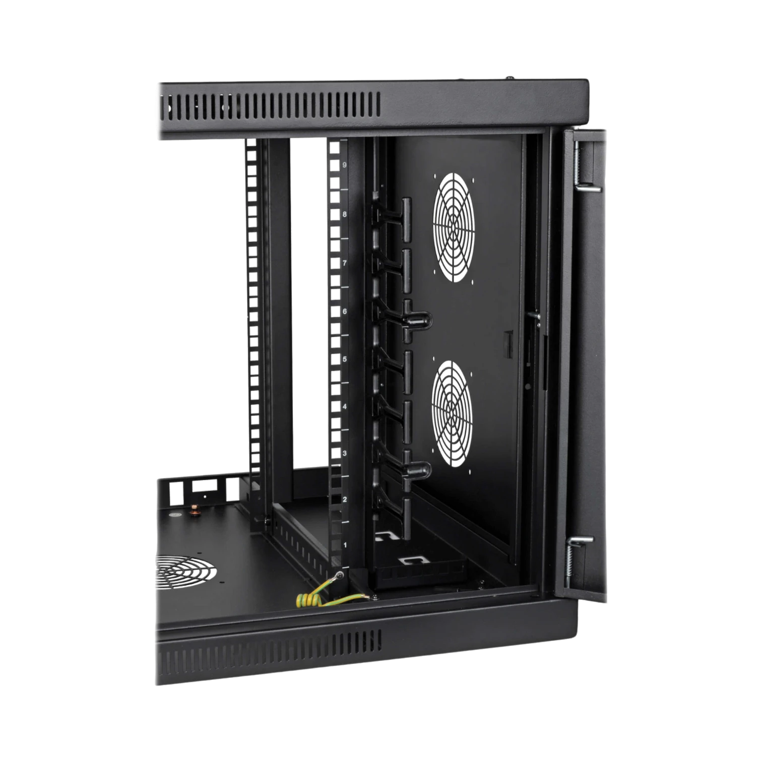 Tripp Lite SmartRack 9U Low-Profile Switch-Depth-Plus Wall-Mount Mini Rack Enclosure, Wide, Acrylic Window — Being Shipped