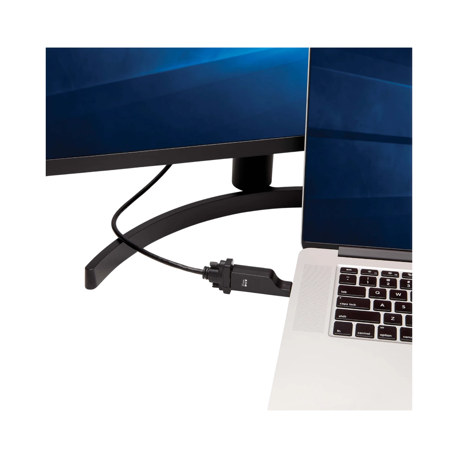 Tripp Lite USB-C to VGA Vertical Adapter (M/F), USB 3.1, Gen 1, Thunderbolt 3, 1920 x 1200 (1080p), 5Gbps, Black — Being Shipped