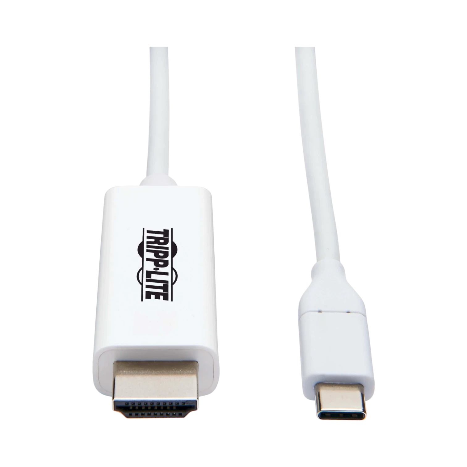 Tripp Lite USB-C to HDMI Adapter Cable (M/M), 4K 60 Hz, 4:4:4, Thunderbolt 3 Compatible, White, 3 ft. (0.9 m) — Being Shipped