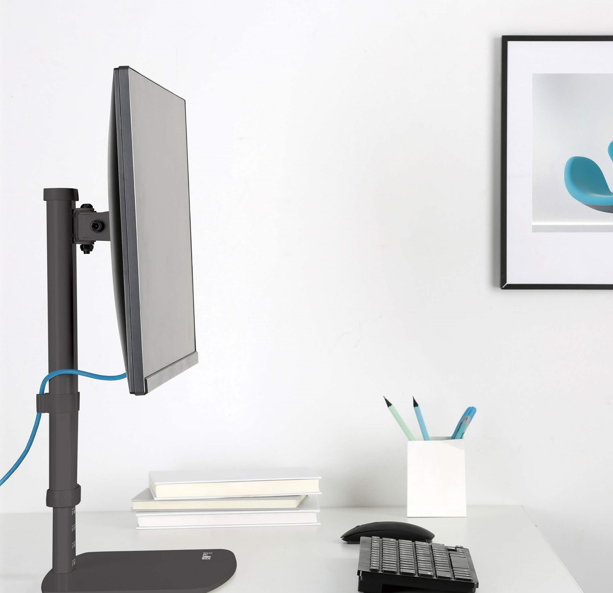 Tripp Lite Single-Display Monitor Stand - Height Adjustable, 17” to 27” Monitors — Being Shipped