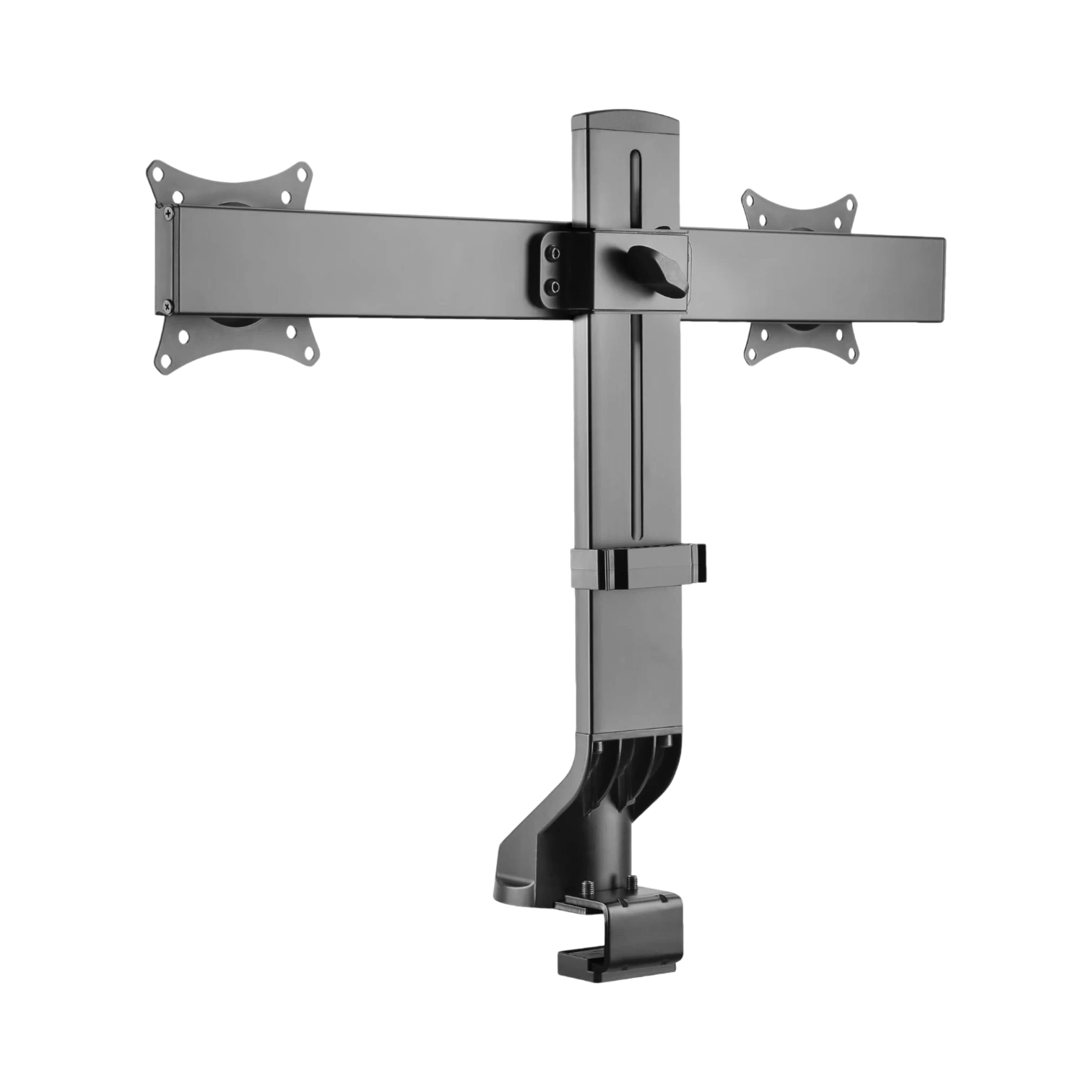 Tripp Lite Dual-Display Monitor Arm with Desk Clamp and Grommet, Height Adjustable, 17” to 27” Monitors — Being Shipped