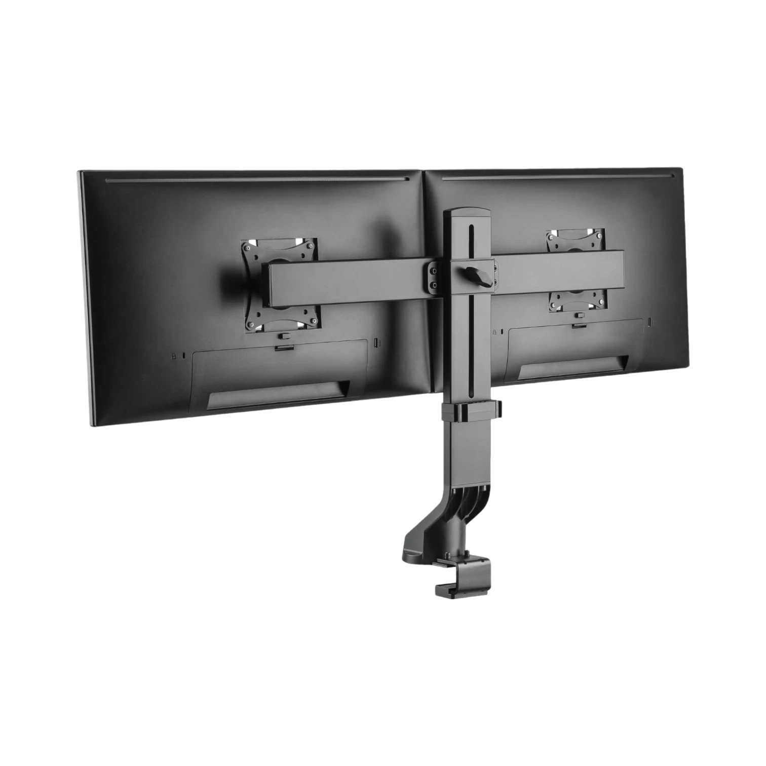 Tripp Lite Dual-Display Monitor Arm with Desk Clamp and Grommet, Height Adjustable, 17” to 27” Monitors — Being Shipped