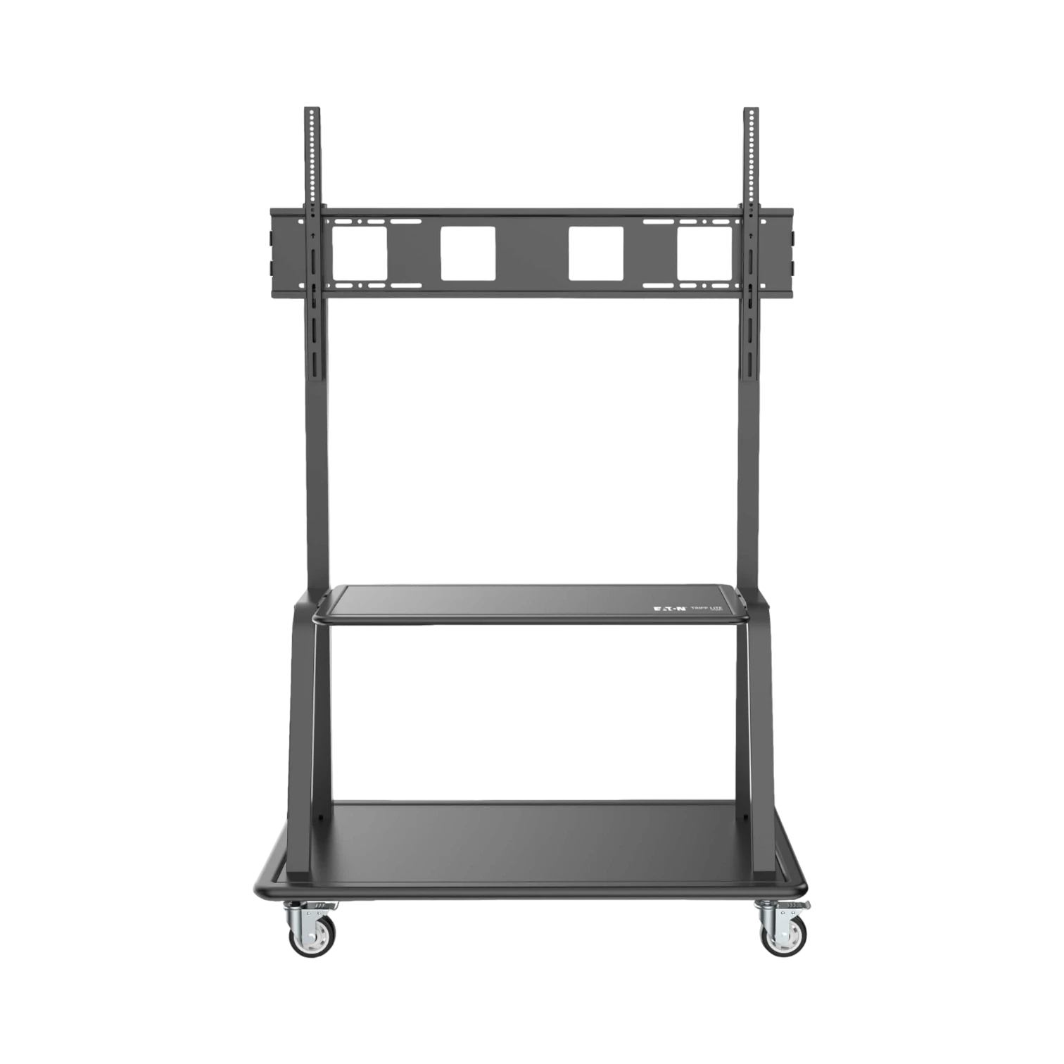 Tripp Lite Heavy-Duty Rolling TV Cart for 60” to 105” Flat-Screen Displays, Locking Casters, Black — Being Shipped