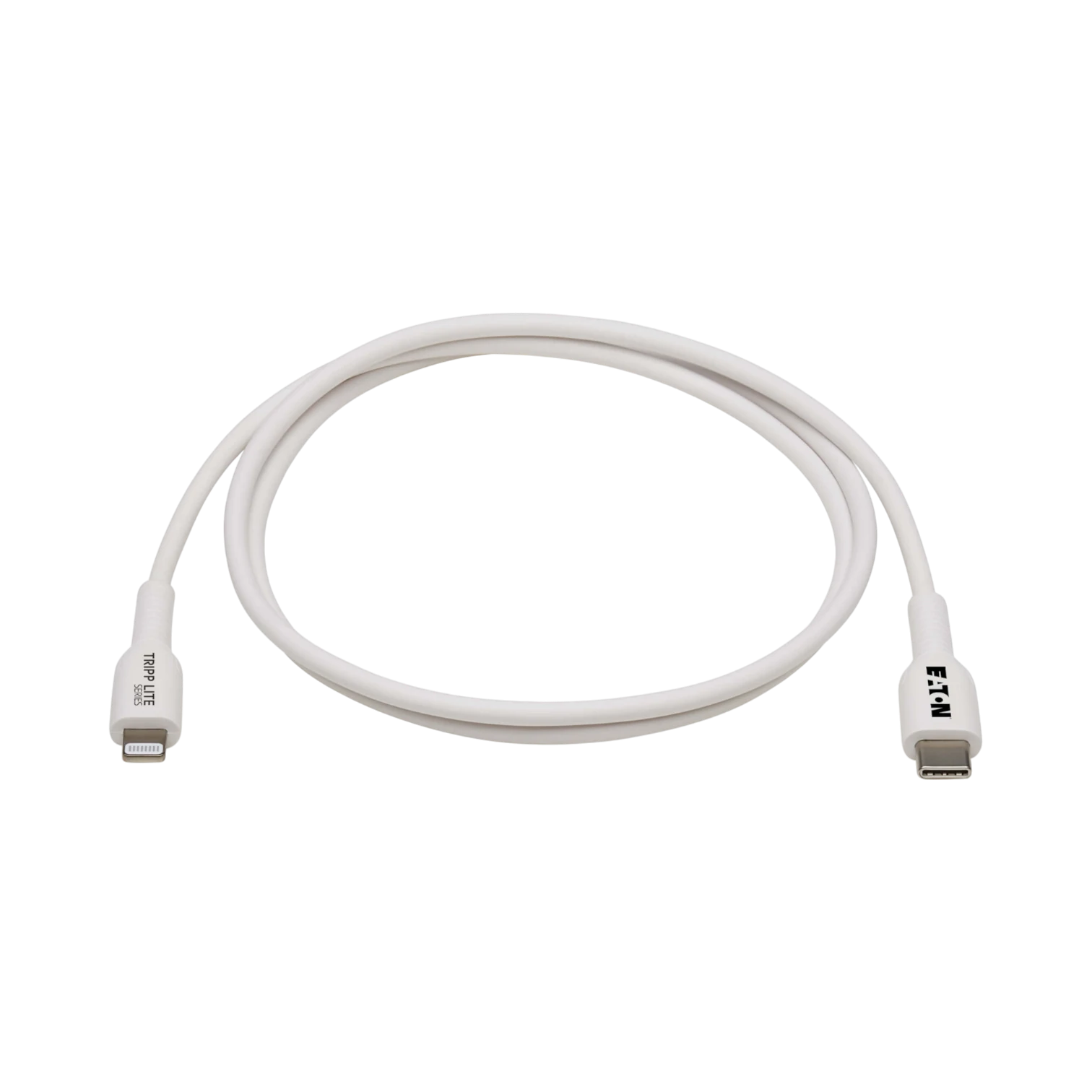 Tripp Lite 1m Safe-IT USB-C to Lightning Antibacterial Cable (White) — Being Shipped