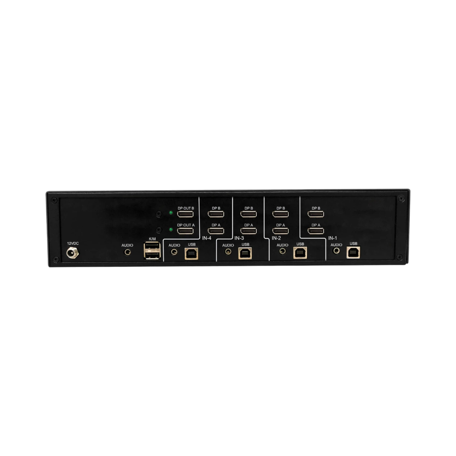 Tripp Lite Secure KVM Switch, 4-Port, Dual Head, DisplayPort to DisplayPort, 4K, NIAP PP4.0, Audio, TAA — Being Shipped