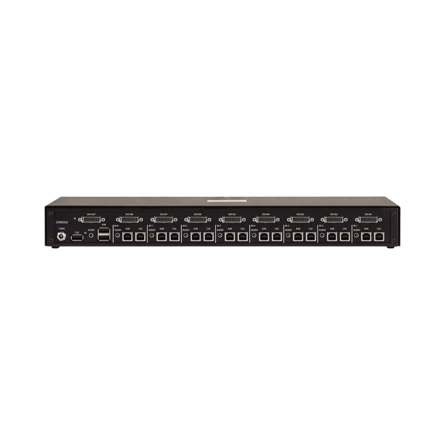 Tripp Lite Secure KVM Switch, 8-Port, Single Head, DVI to DVI, NIAP PP4.0, Audio, CAC, TAA — Being Shipped