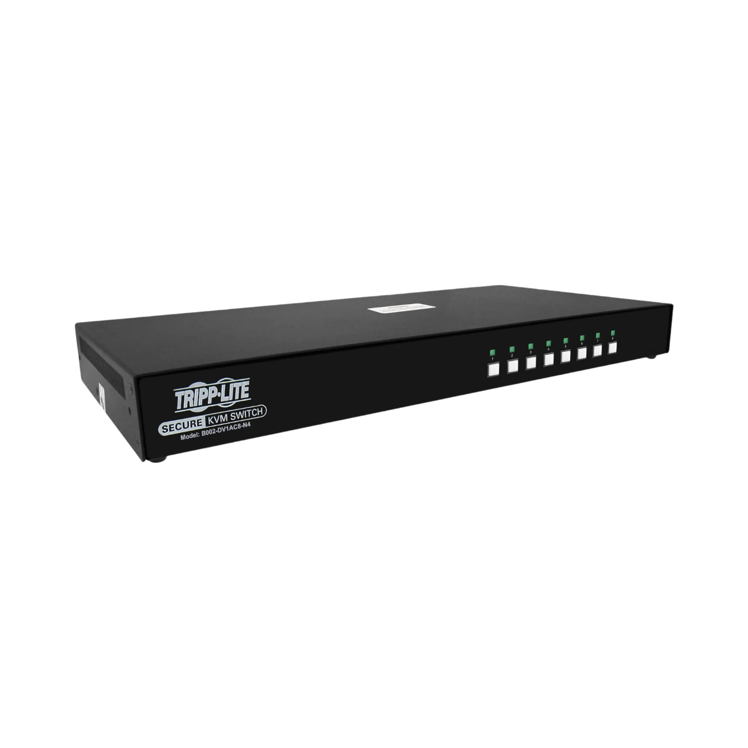 Tripp Lite Secure KVM Switch, 8-Port, Single Head, DVI to DVI, NIAP PP4.0, Audio, CAC, TAA — Being Shipped