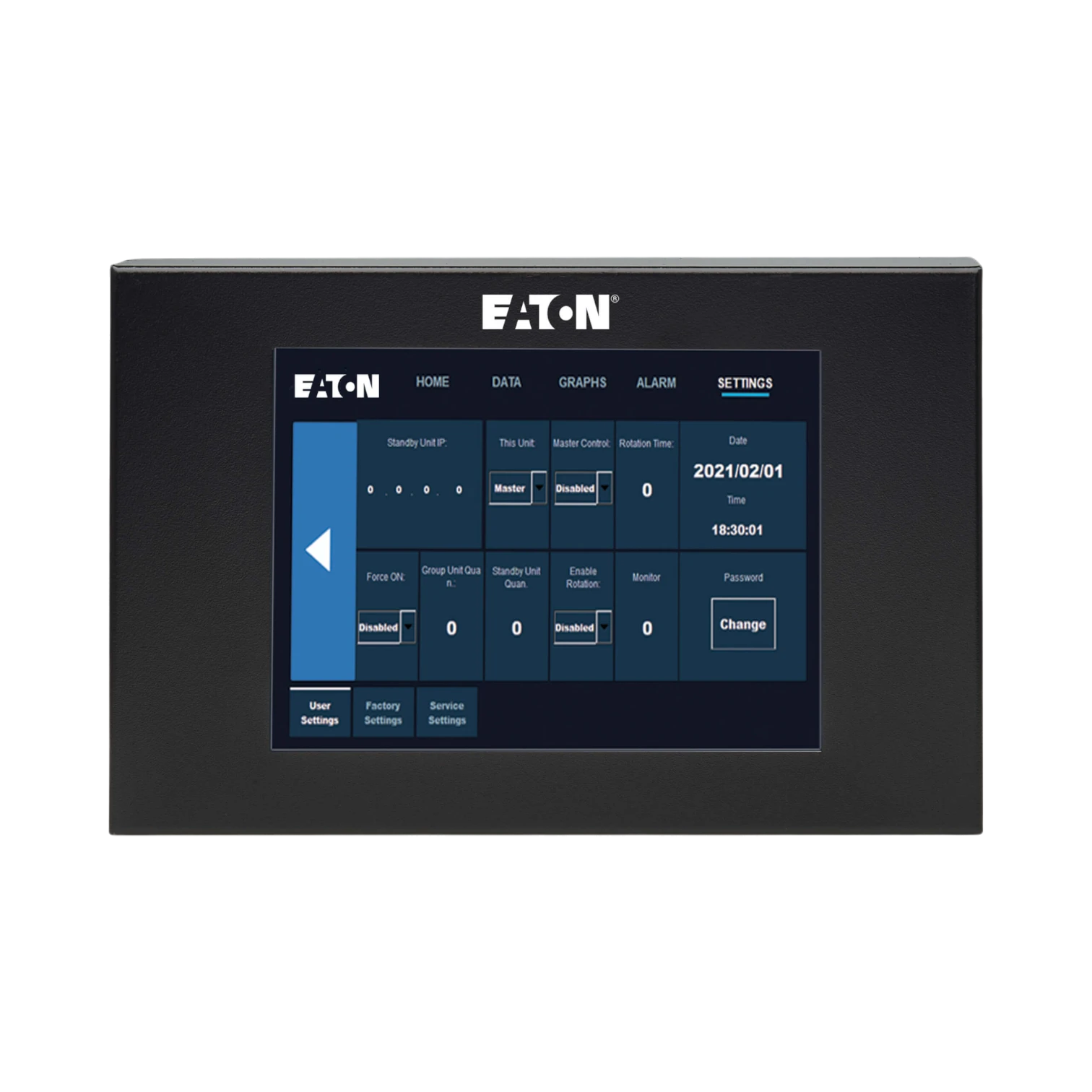 Eaton Mounting Bracket for SRCOOL3KTP Top-of-Rack Air Conditioner’s Touchscreen LCD — Being Shipped