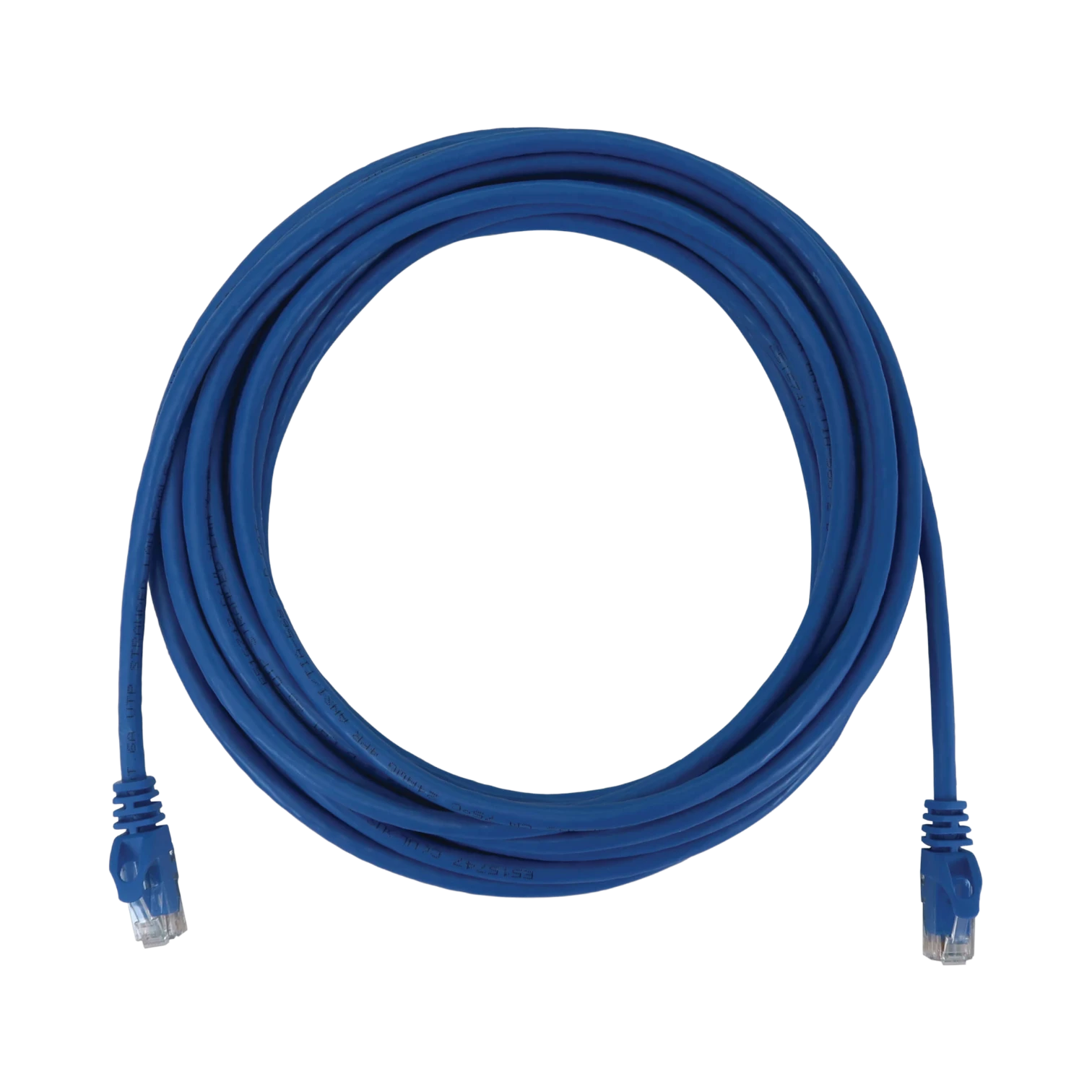 Tripp Lite Cat6a 10G Snagless Molded UTP Ethernet Cable (RJ45 M/M), PoE, Blue, 25 ft. (7.6 m) — Being Shipped