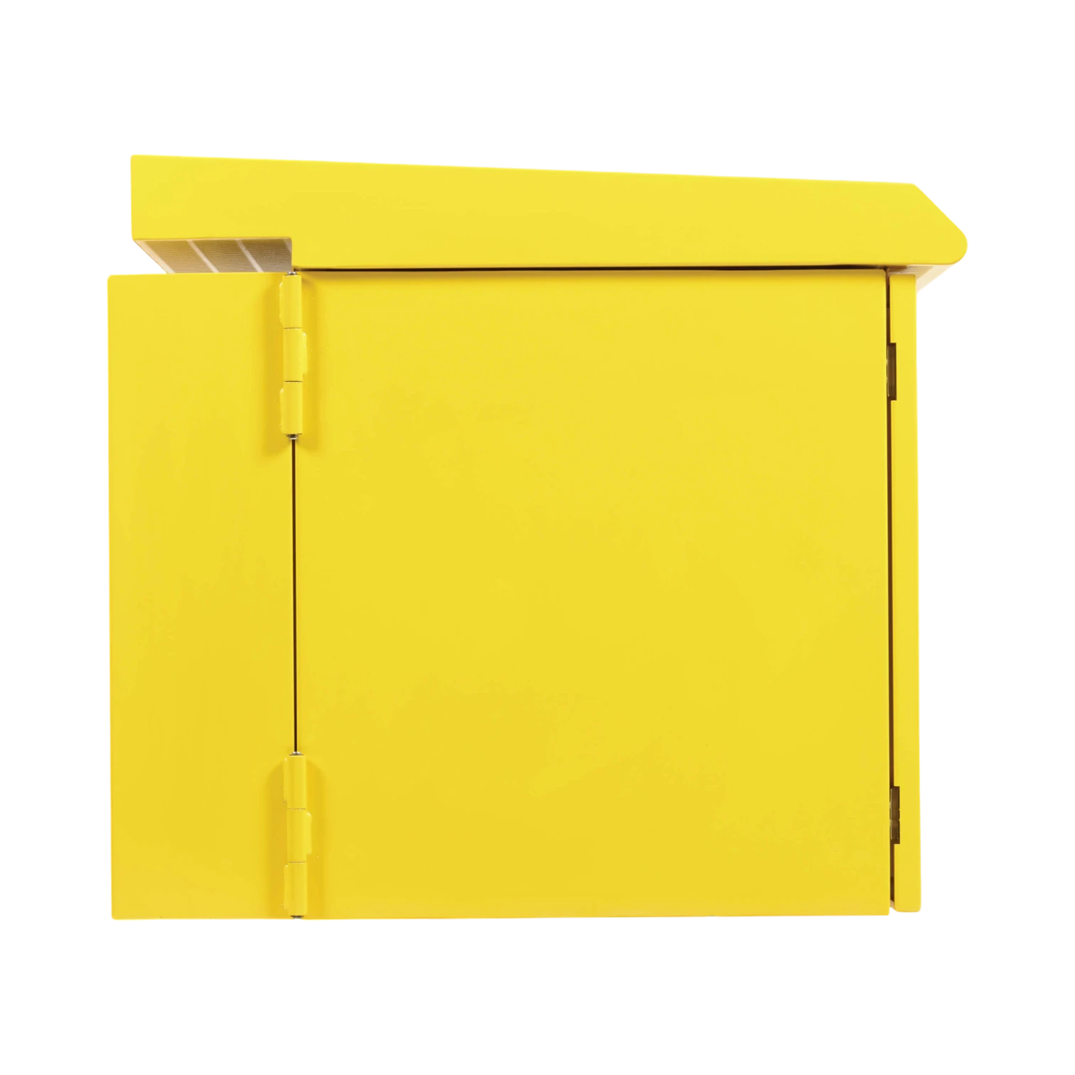 Tripp Lite SmartRack Industrial Enclosure, NEMA 3R, Wall Mount, Metal, Locking, Hinged Back, Fan With Thermal Switch, 28 in. Depth, 12U, Yellow — Being Shipped