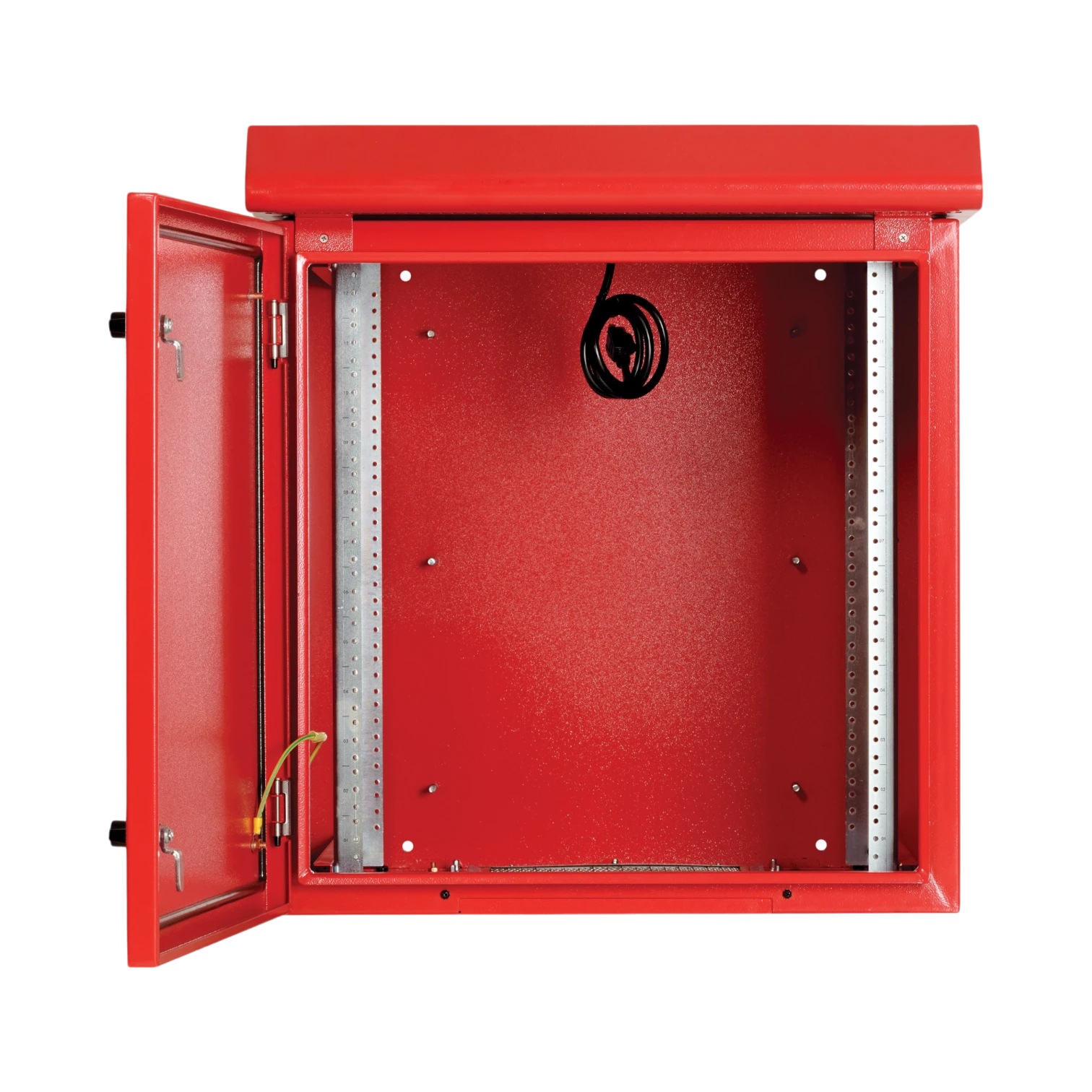 Tripp Lite SmartRack Industrial Enclosure, NEMA 3R, Wall Mount, Metal, Locking, Fan With Thermal Switch, 23 in. Depth, 12U, Red — Being Shipped