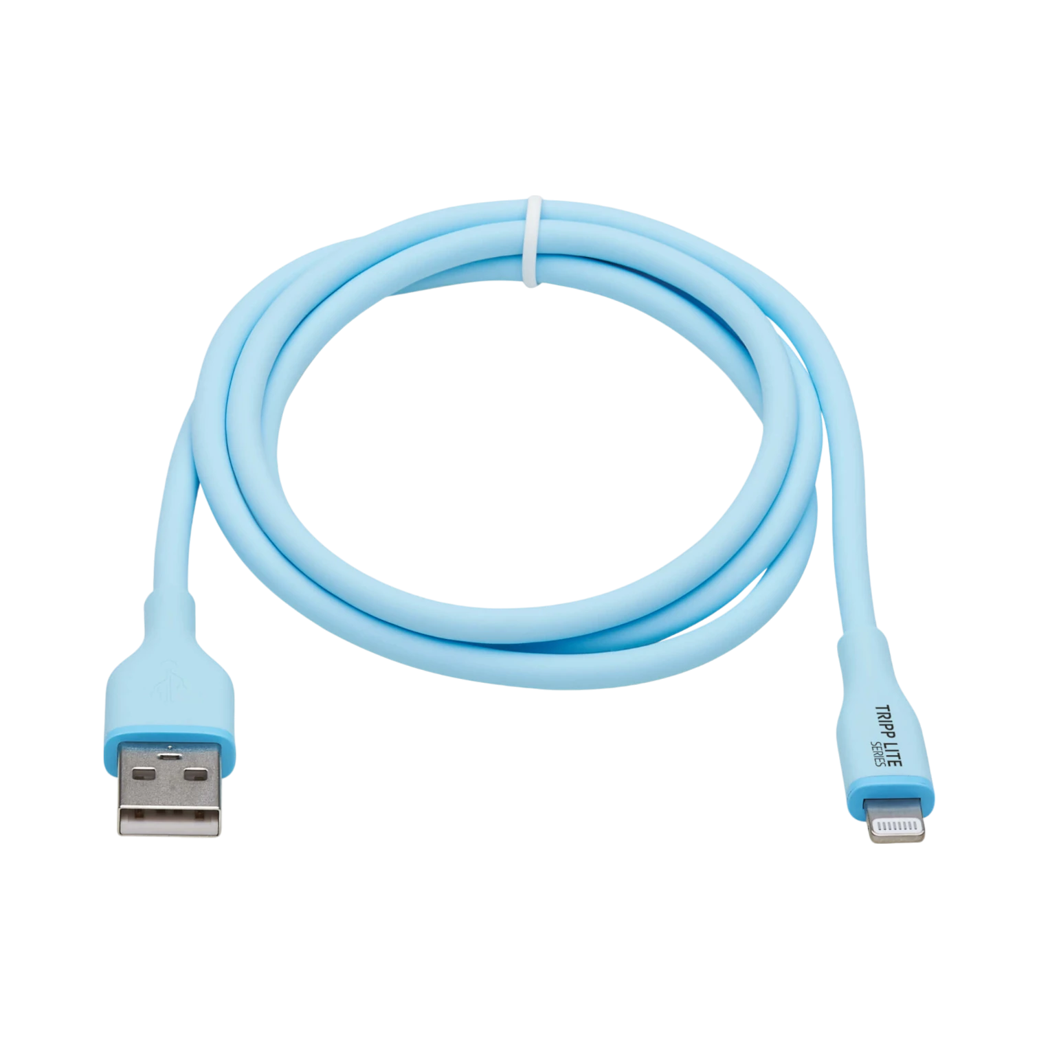 Tripp Lite Safe-IT 6ft USB-A to Lightning Antibacterial Cable (Blue) — Being Shipped