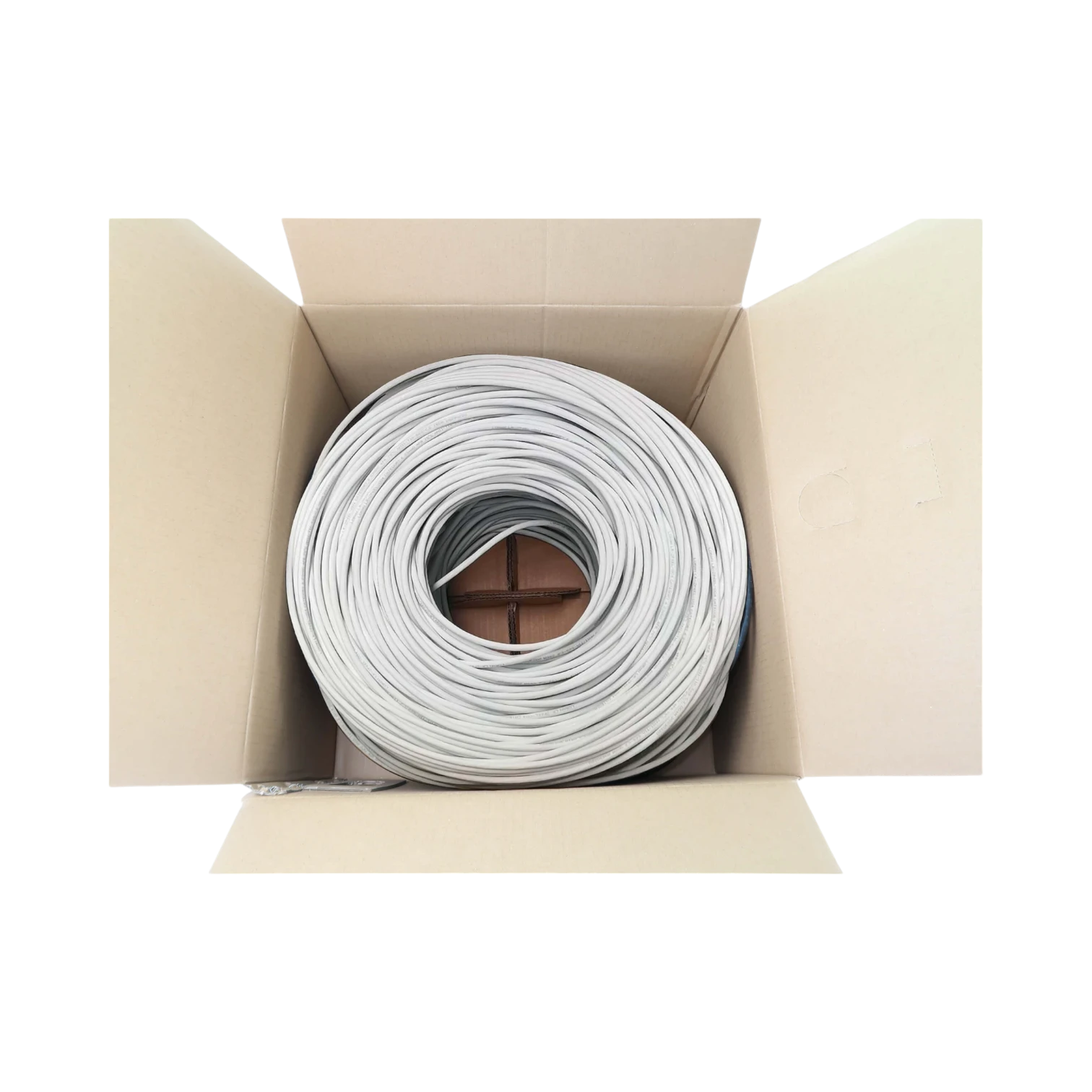 Tripp Lite Cat6a 10G Solid Core UTP Bulk Ethernet Cable, CMR Rated, White, 1000 ft. (305 m) — Being Shipped