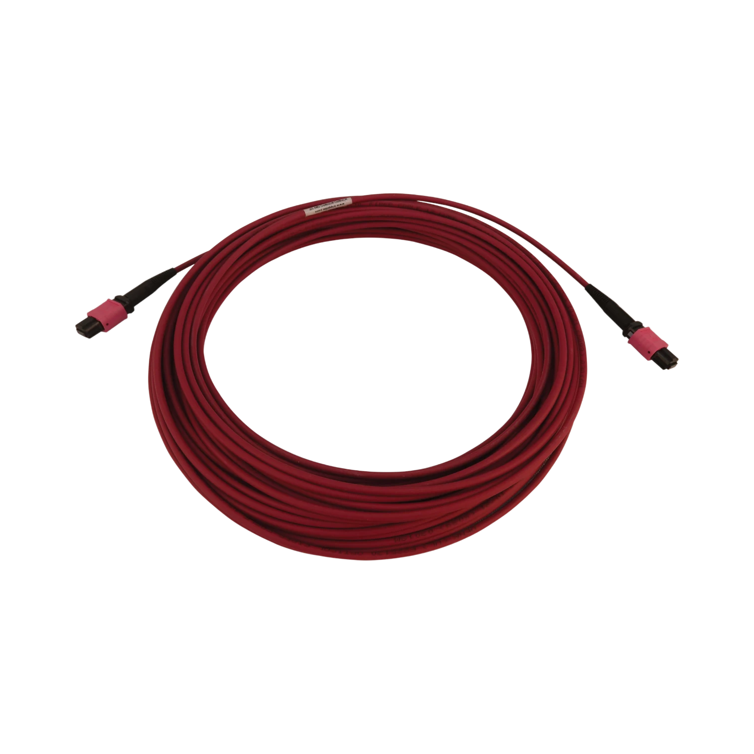 Tripp Lite 100G Multimode 50/125 OM4 Fiber Optic Cable (12F MTP/MPO-PC F/F), LSZH, Magenta, 15 m (49.2 ft.) — Being Shipped