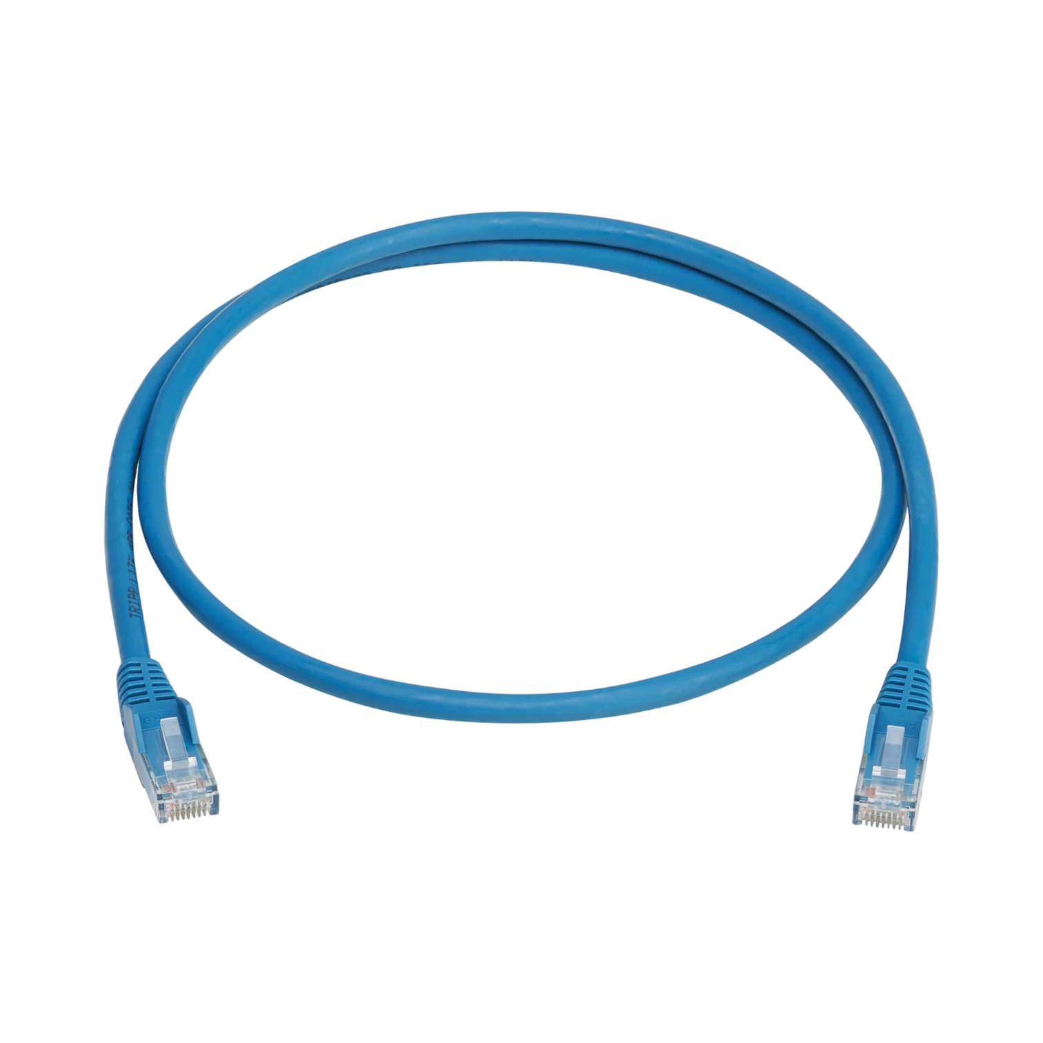 Tripp Lite Cat6 Gigabit Snagless Molded UTP Ethernet Cable (RJ45 M/M), PoE, LSZH, Blue, 1 m (3.3 ft.) — Being Shipped