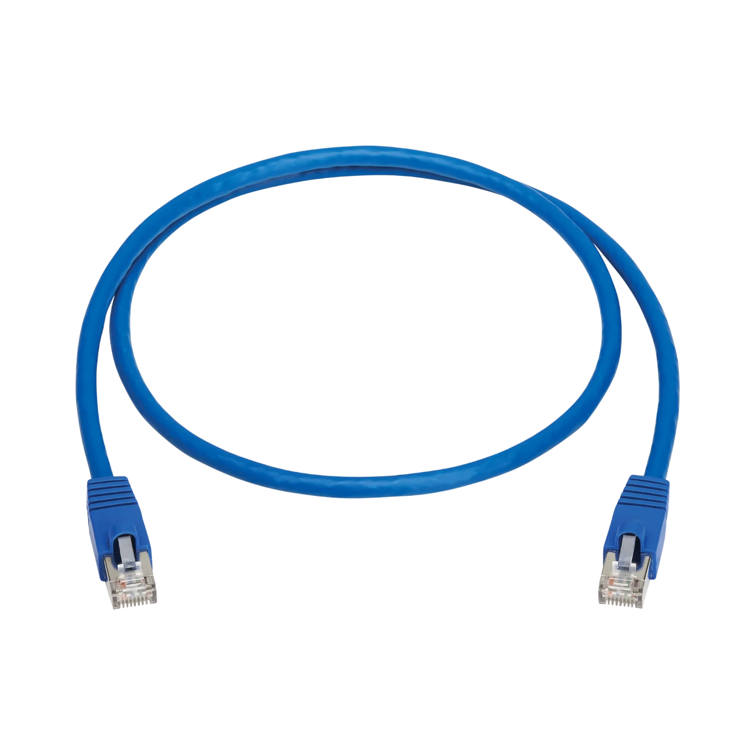 Tripp Lite Cat8 40G Snagless SSTP Ethernet Cable (RJ45 M/M), PoE, Blue, 3 ft. (0.9 m) — Being Shipped