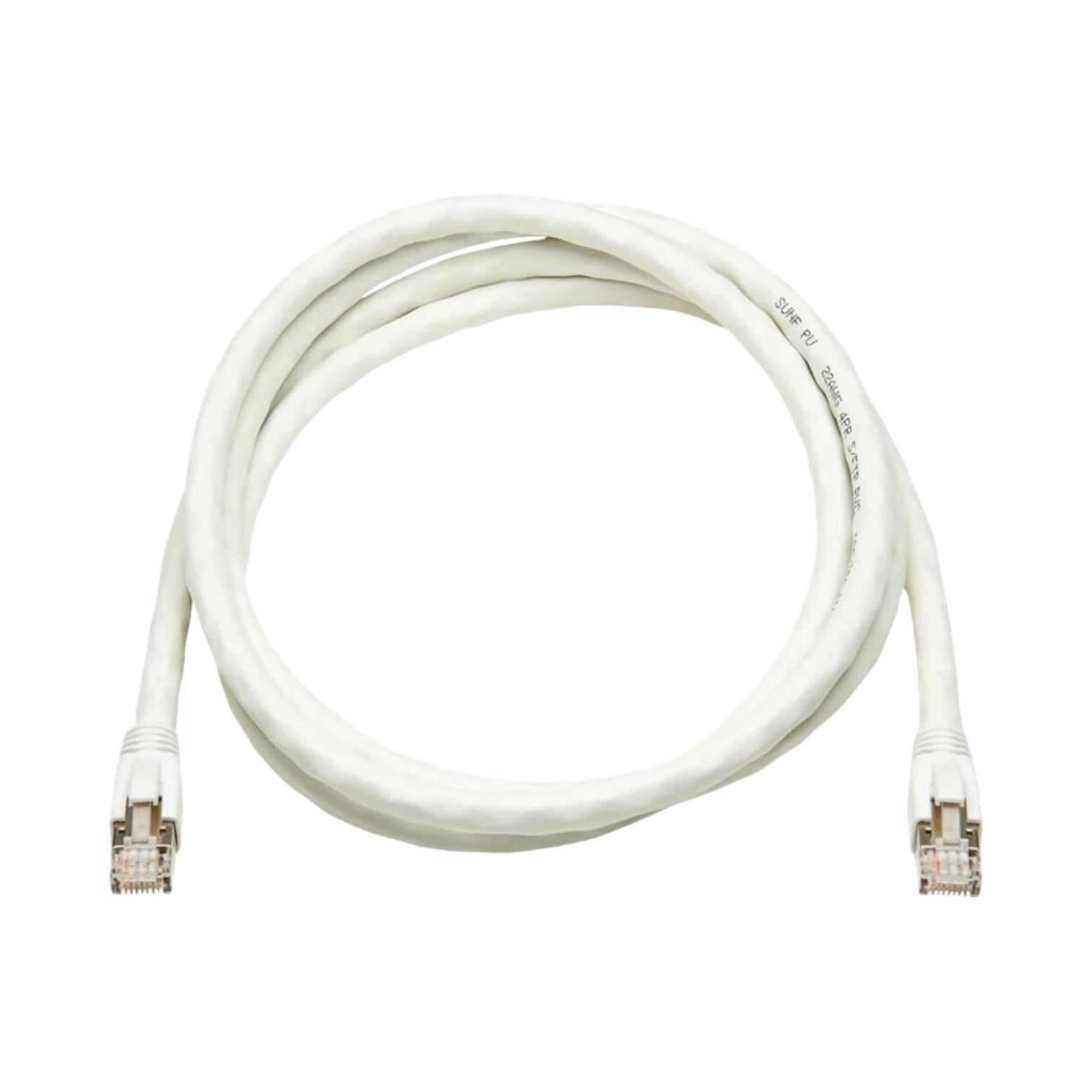 Tripp Lite Cat8 40G Snagless SSTP Ethernet Cable (RJ45 M/M), PoE, White, 5 ft. (1.5 m) — Being Shipped