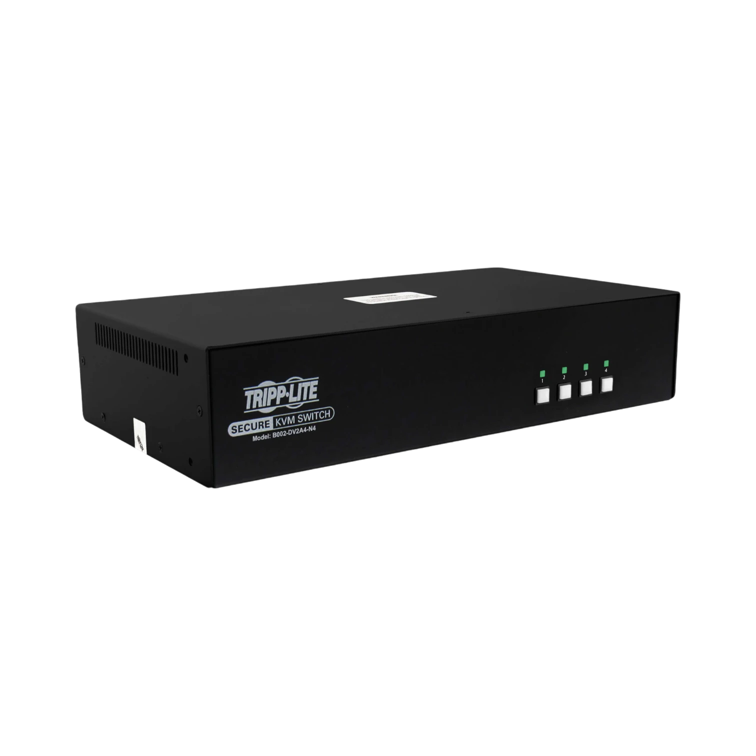 Tripp Lite Secure KVM Switch, 4-Port, Dual Head, DVI to DVI, NIAP PP4.0, Audio, TAA — Being Shipped