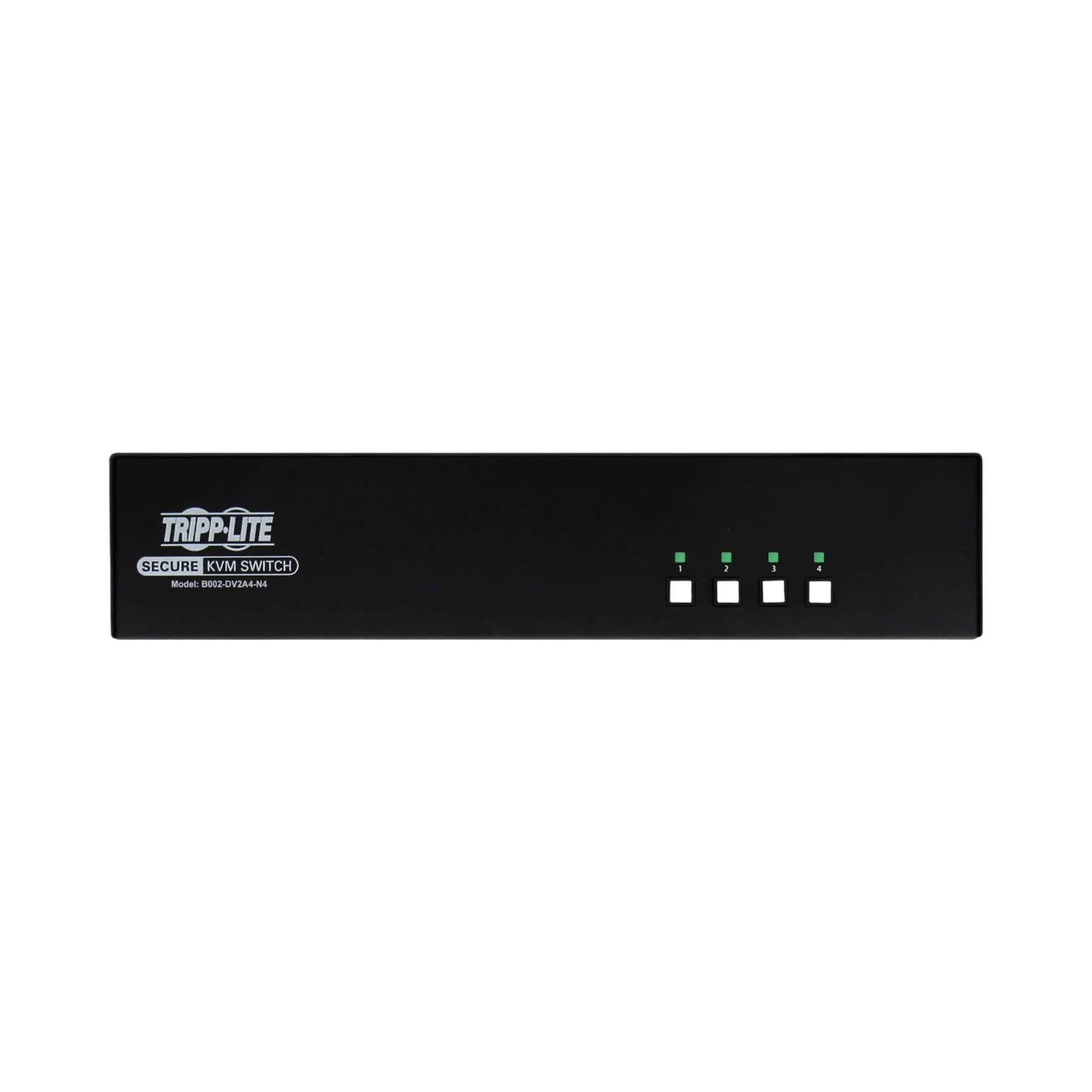 Tripp Lite Secure KVM Switch, 4-Port, Dual Head, DVI to DVI, NIAP PP4.0, Audio, TAA — Being Shipped